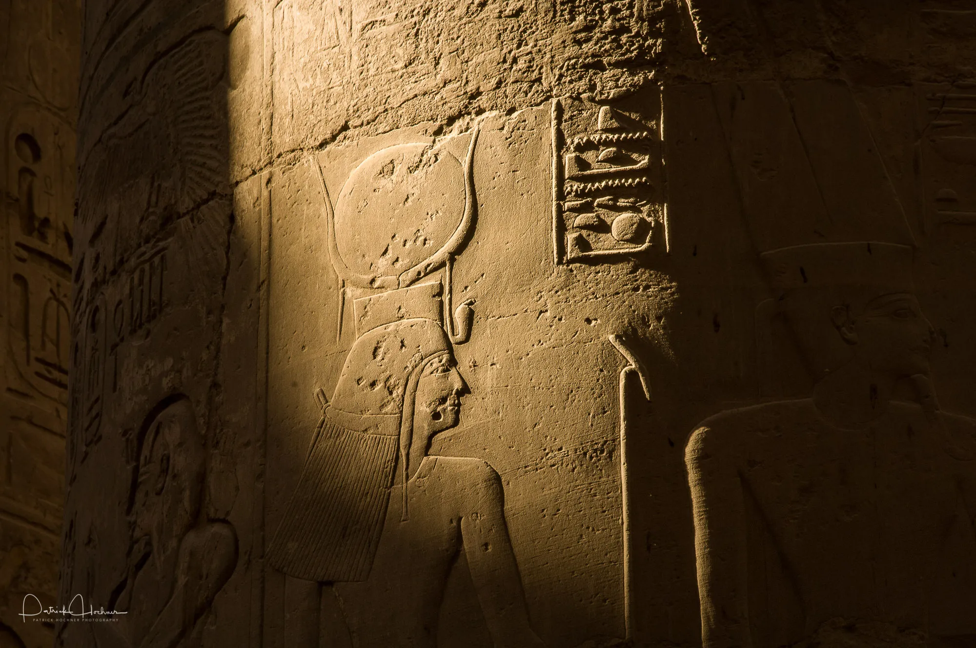 Bas-reliefs at the Karnak Temples, Luxor, Egypt