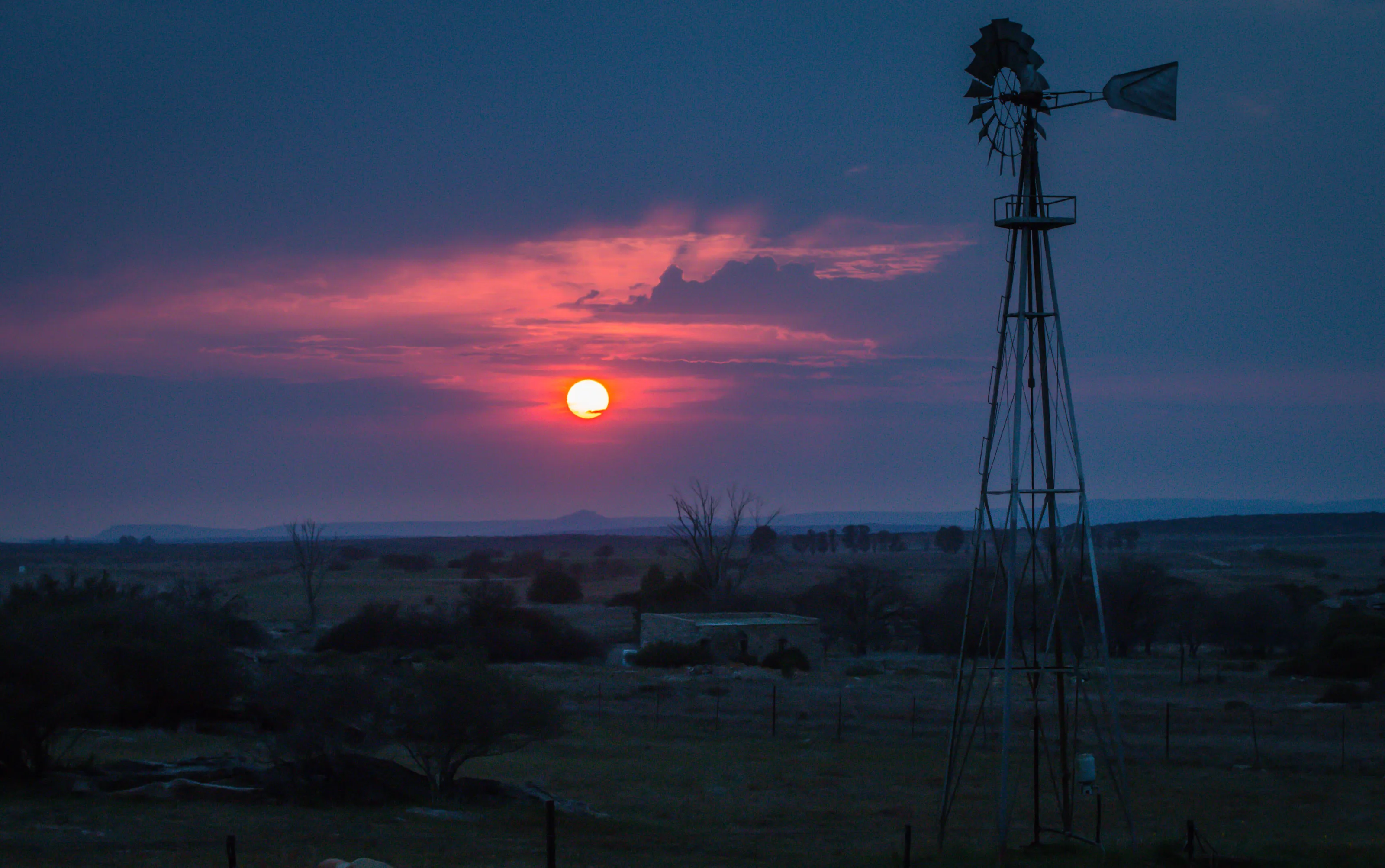 Windmill Sunrise
