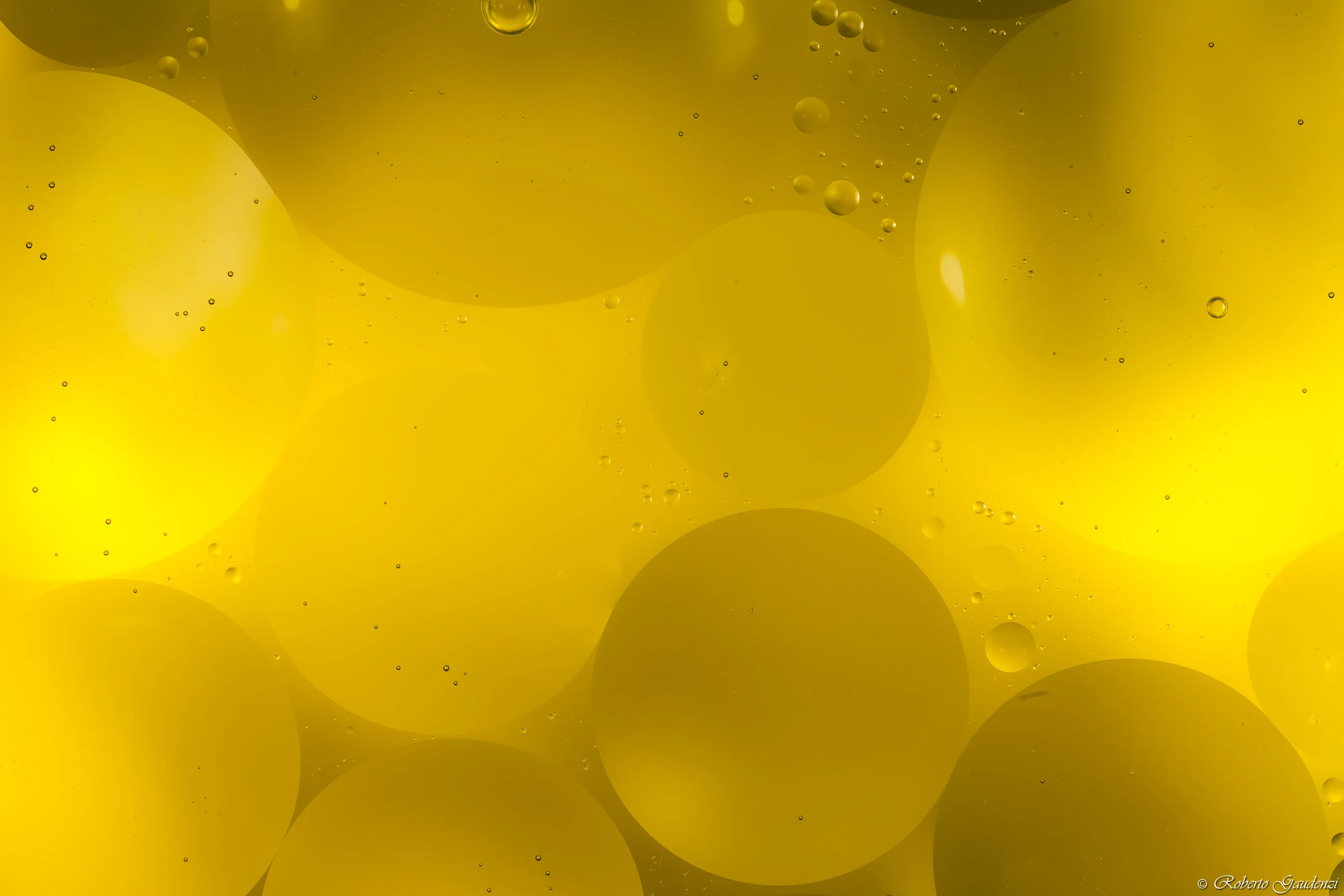 Yellow Oil Bubbles