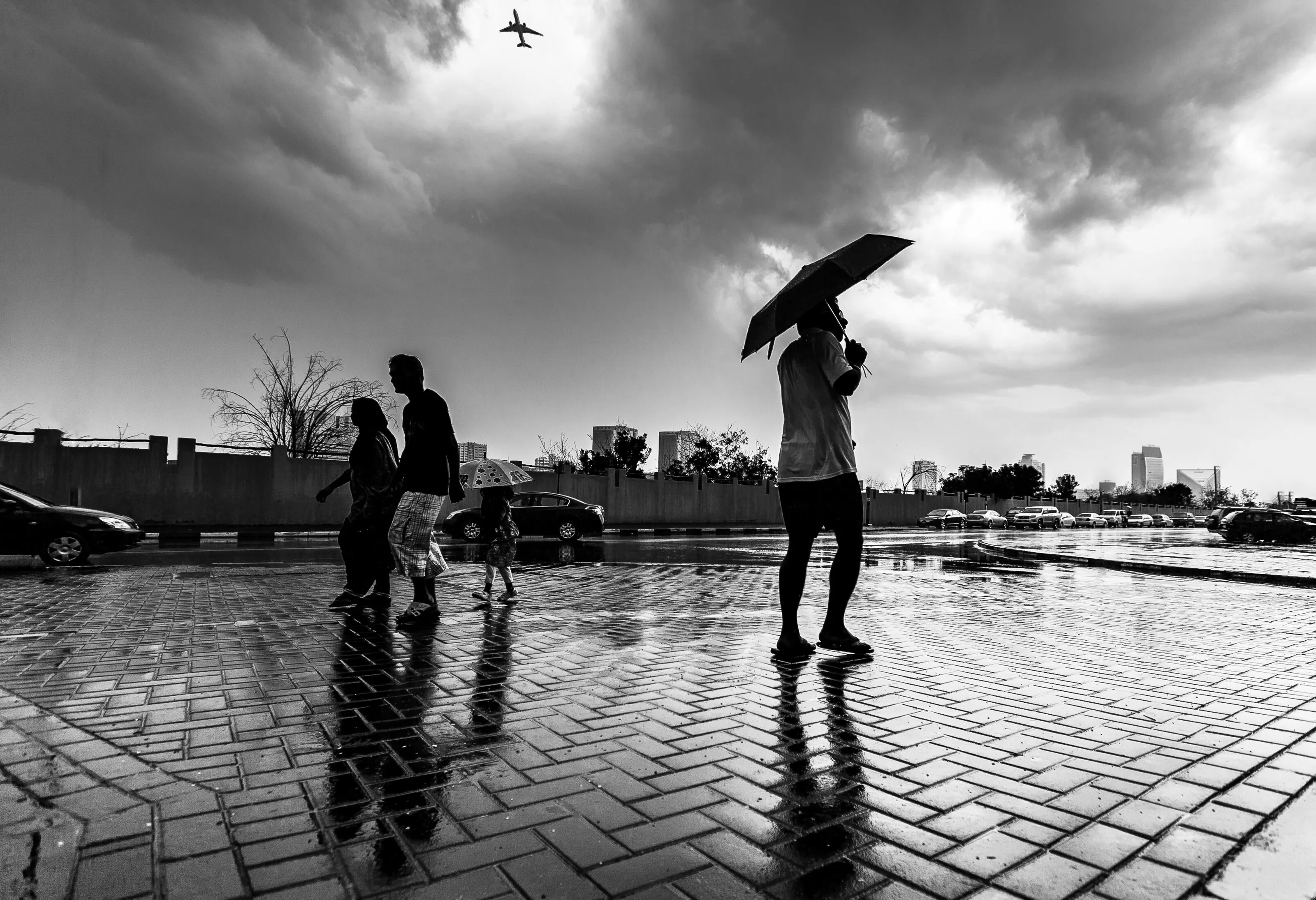 A rainy day in Dubai