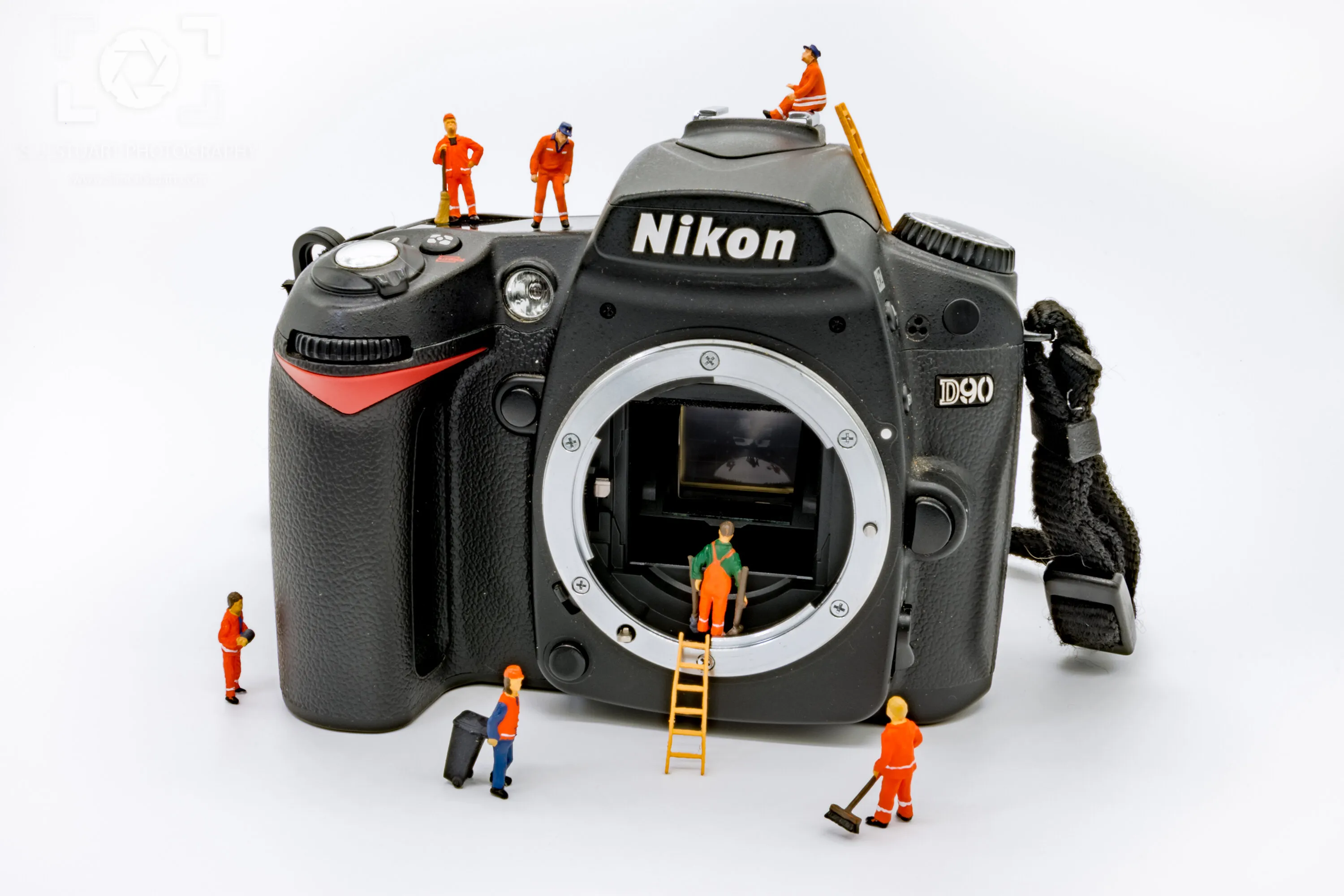 Miniature - Servicing my Nikon D90