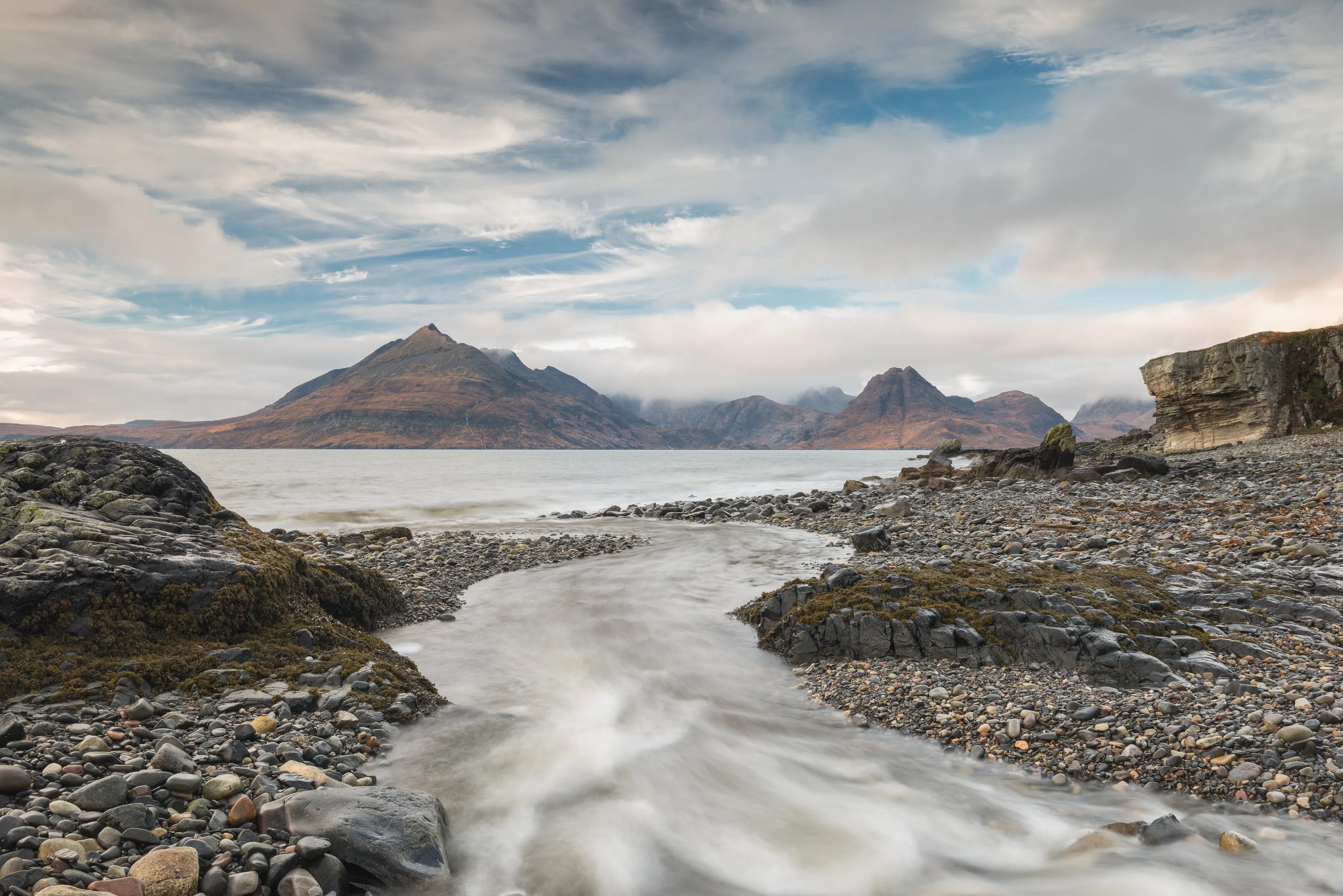 Elgol Burn and The Black Cuillin