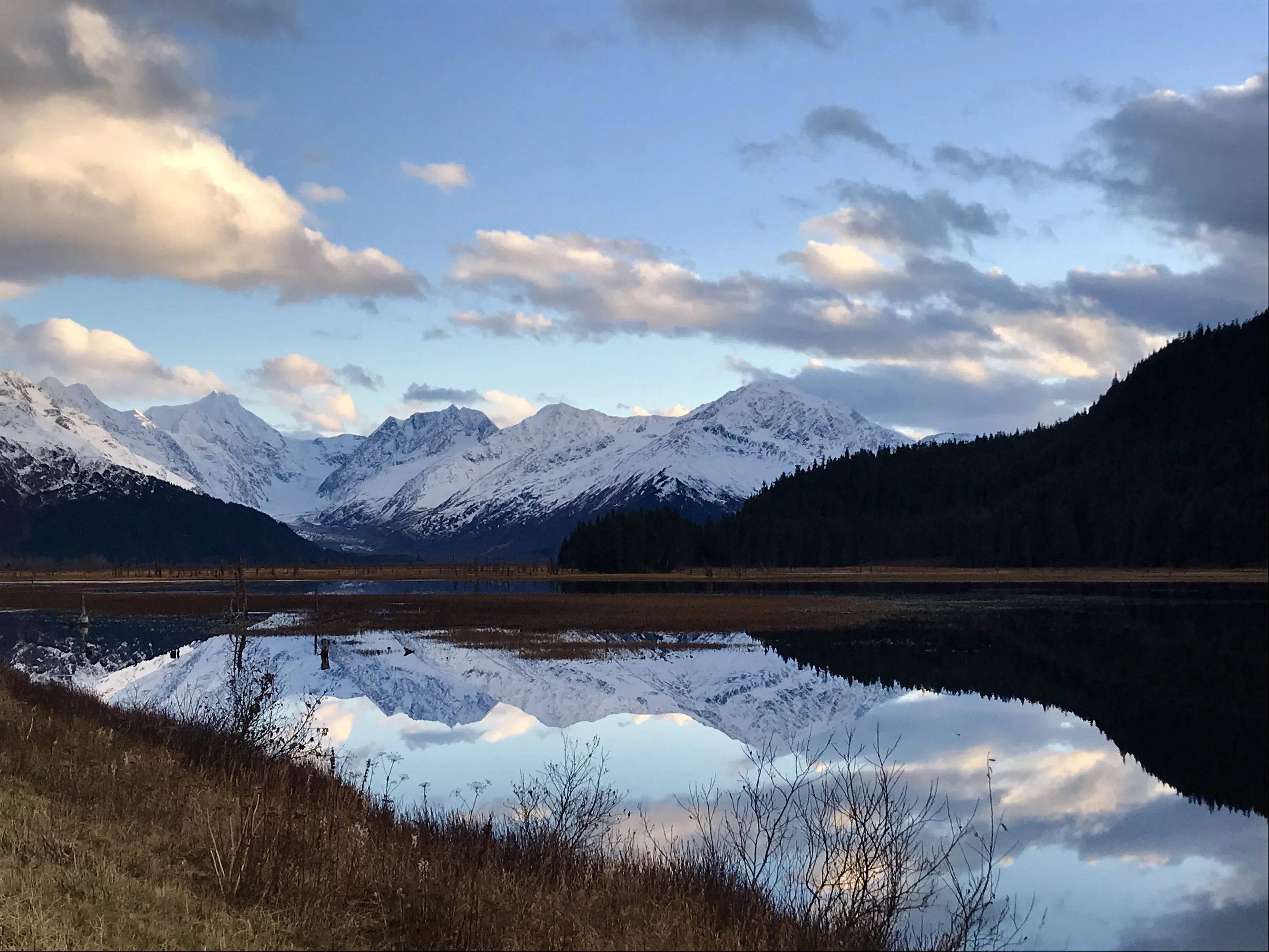 Calm Waters Majestic Mountains