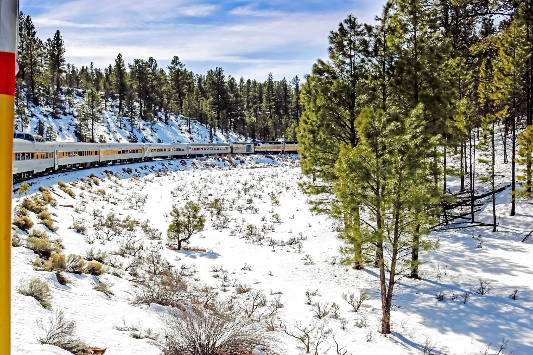 Snowy Train Ride