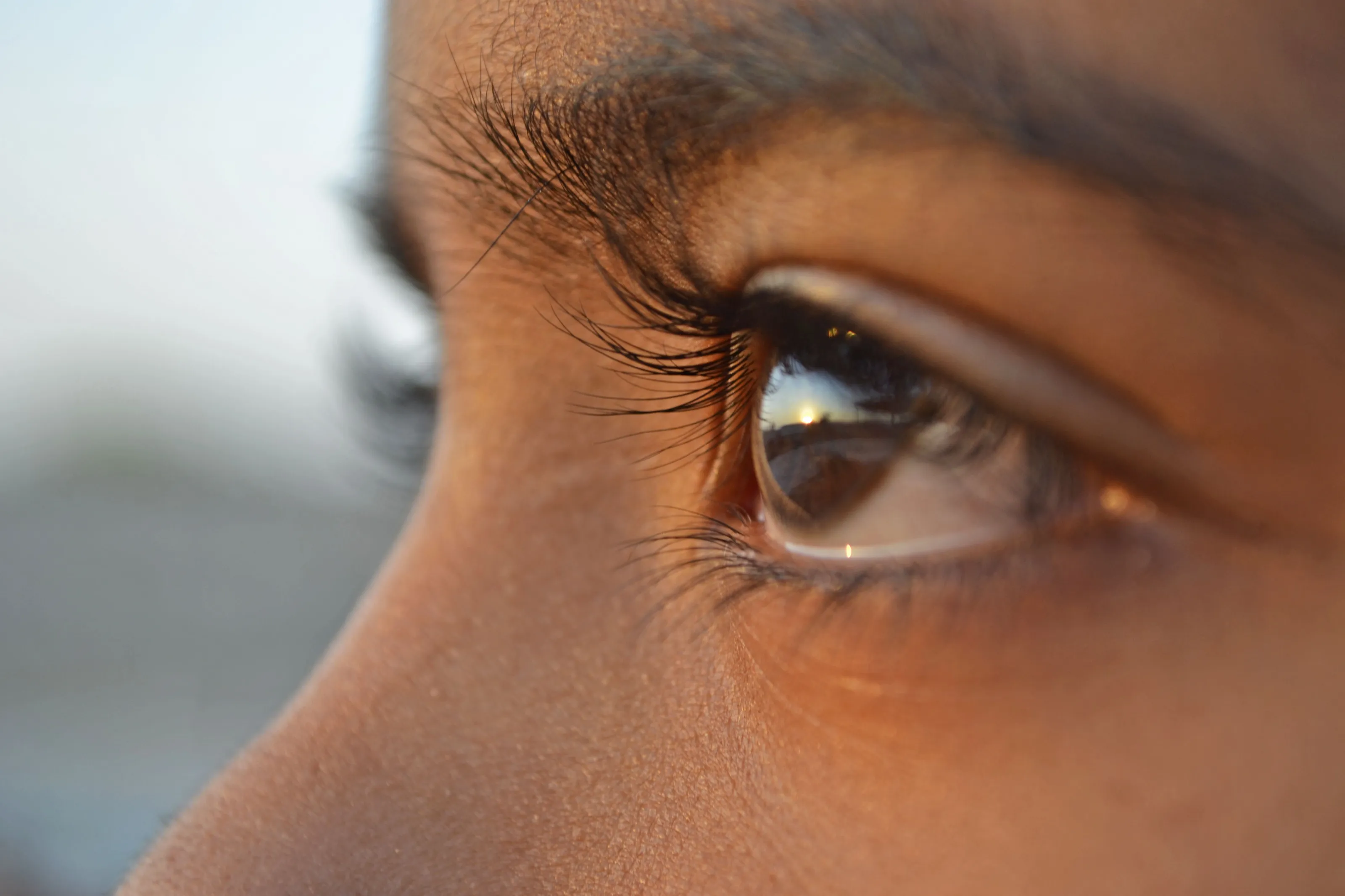 Human Eyes in Close-Up