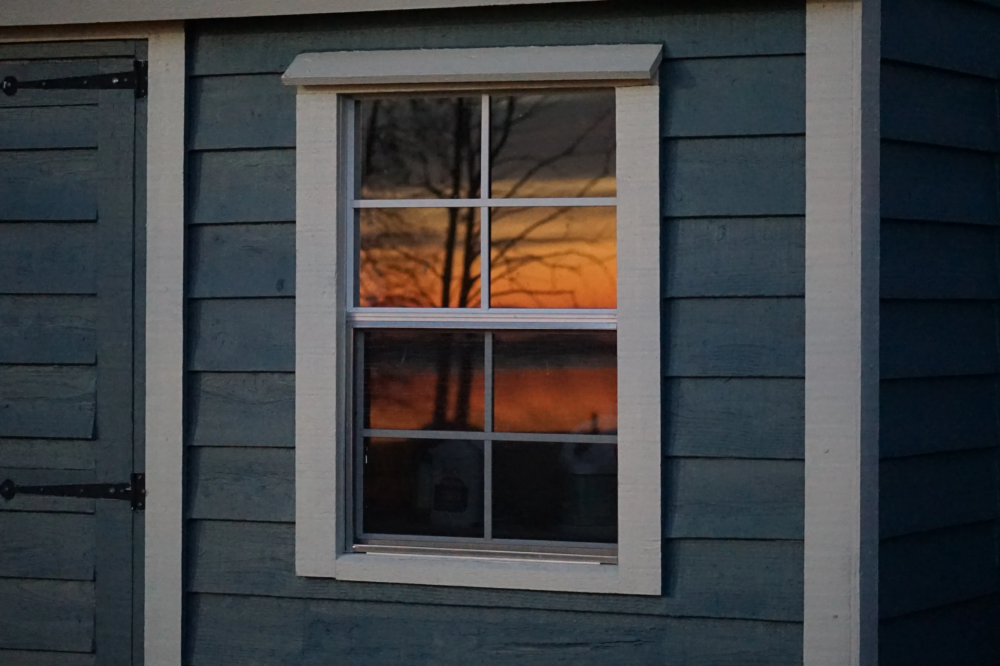 Sunrise and Sunset Reflections (in colour)
