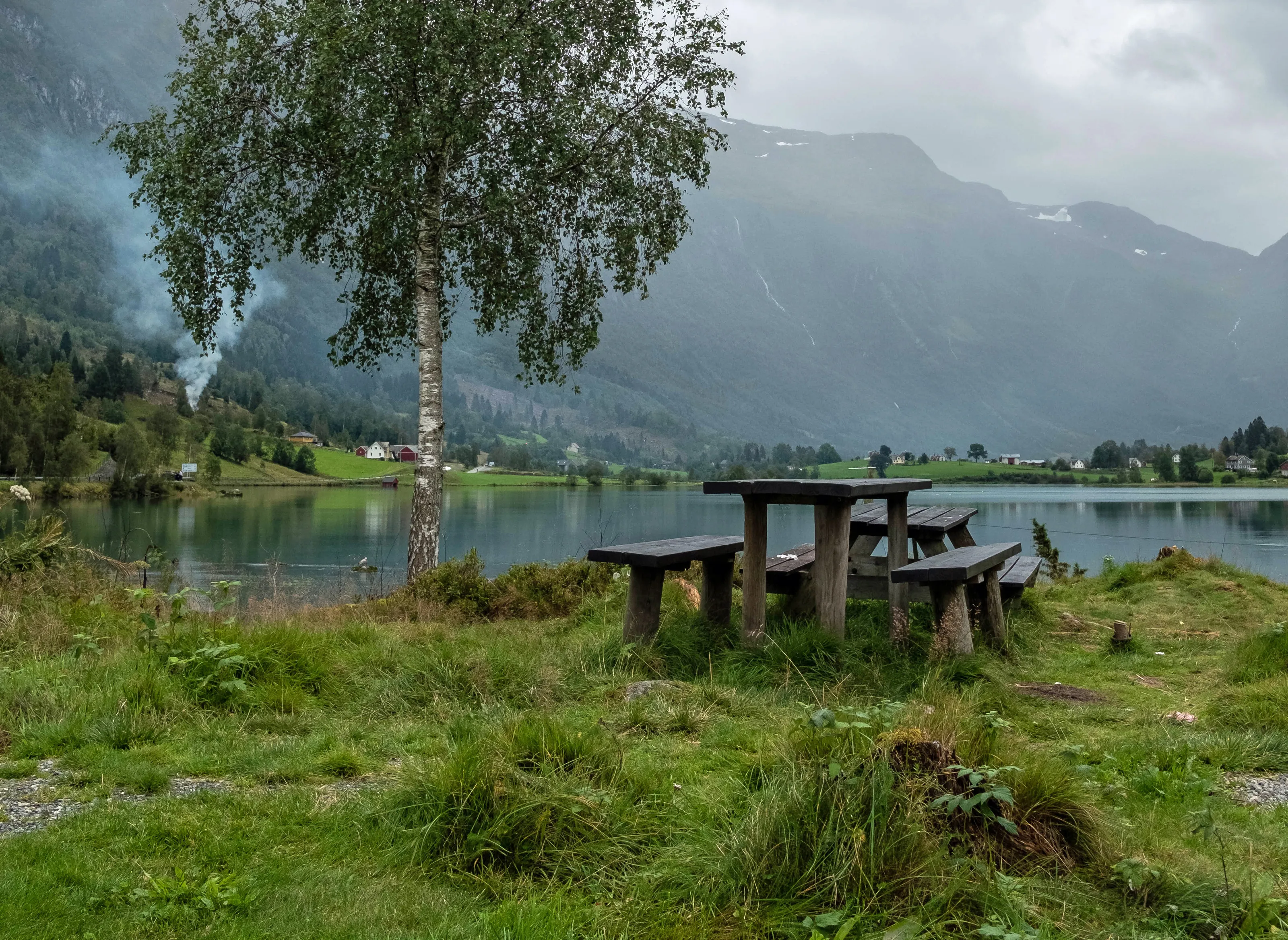 Outdoor Picnic Tables with Bench Seating