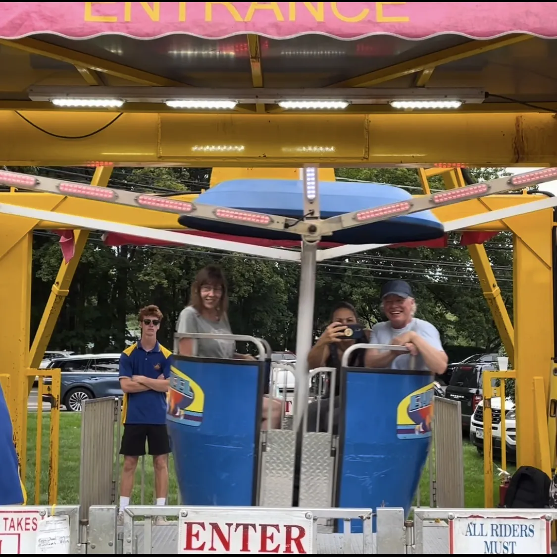 Adults at Amusement Parks and Funfairs