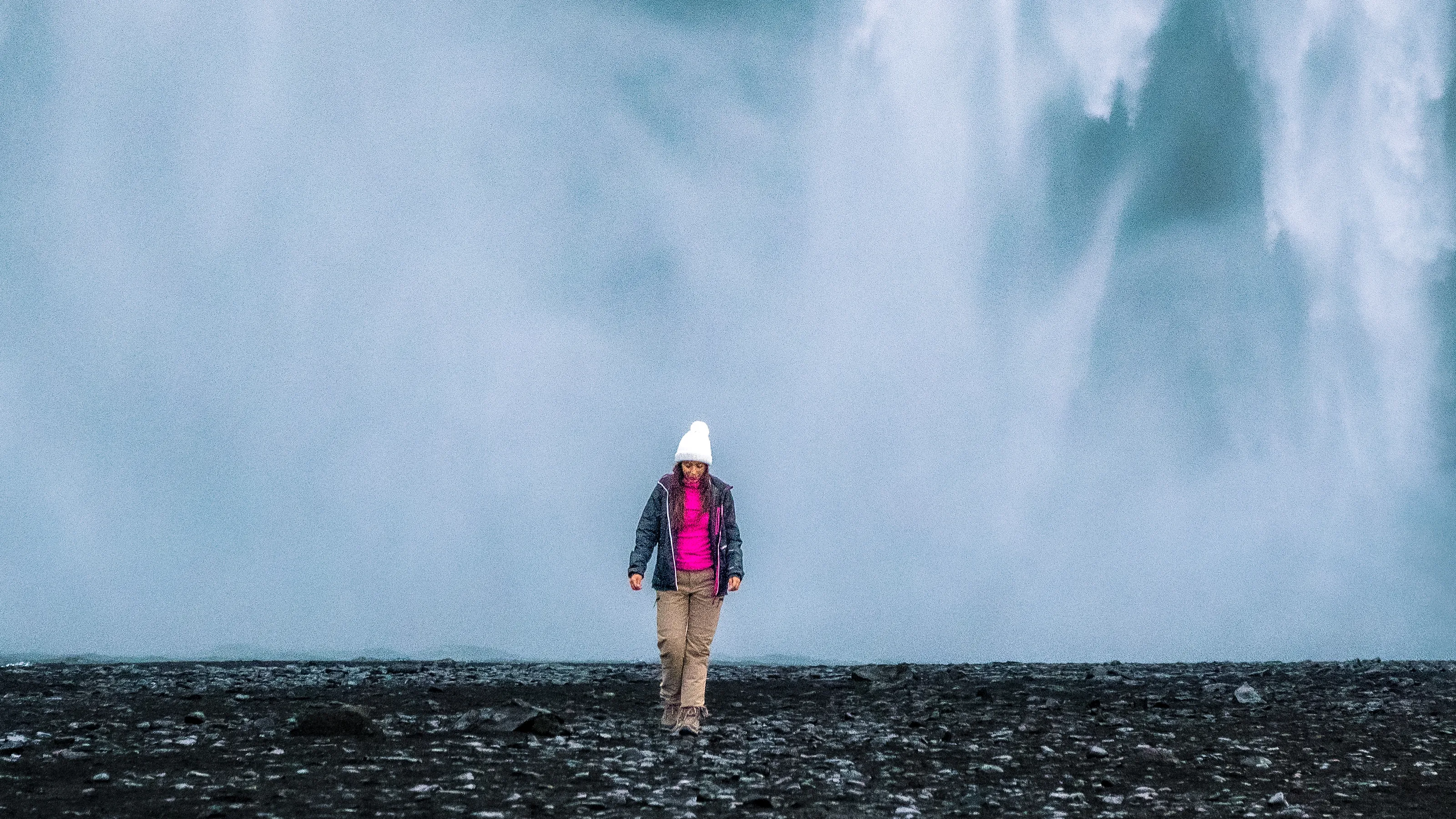 People and Waterfalls