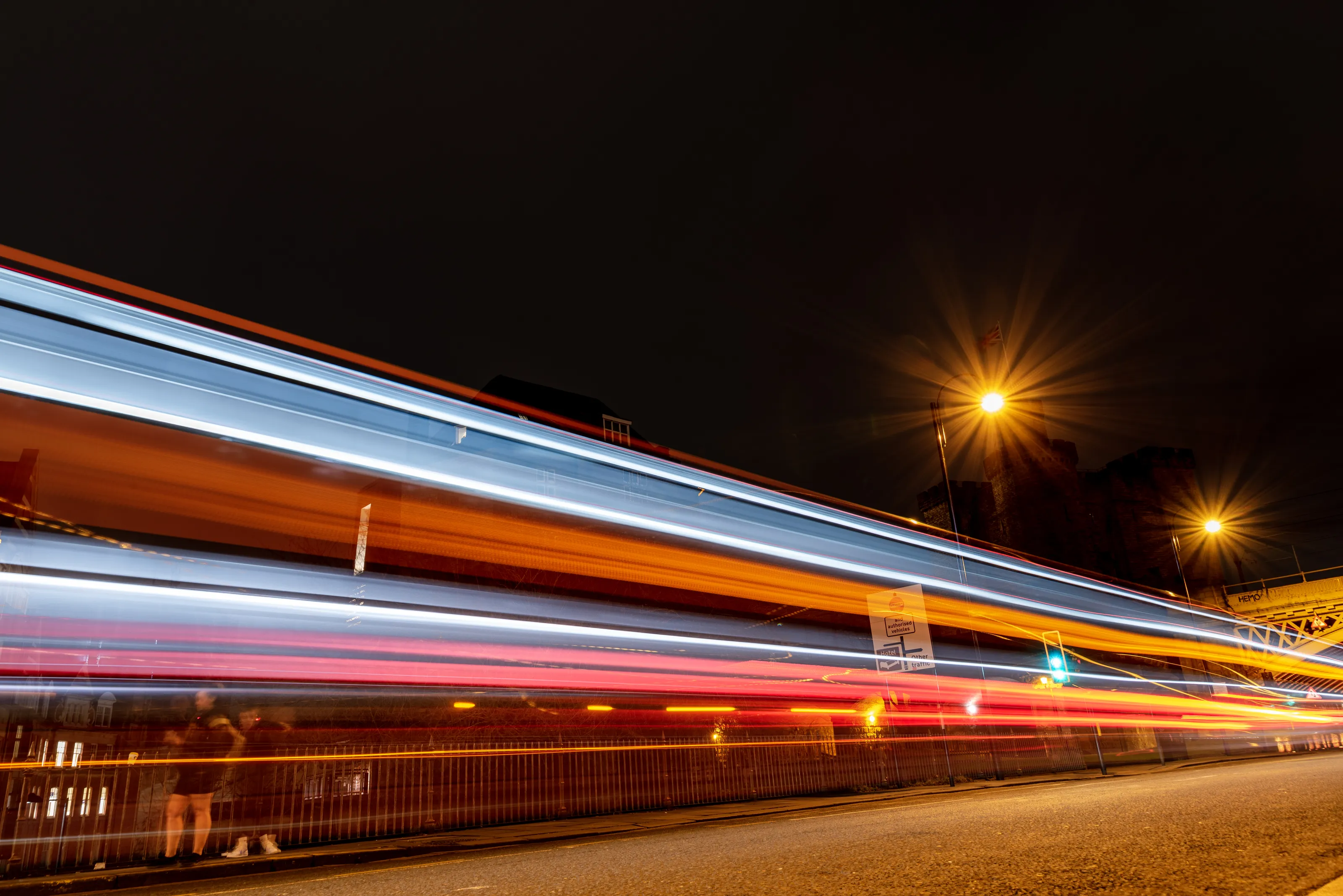 Light Trails (in colour)