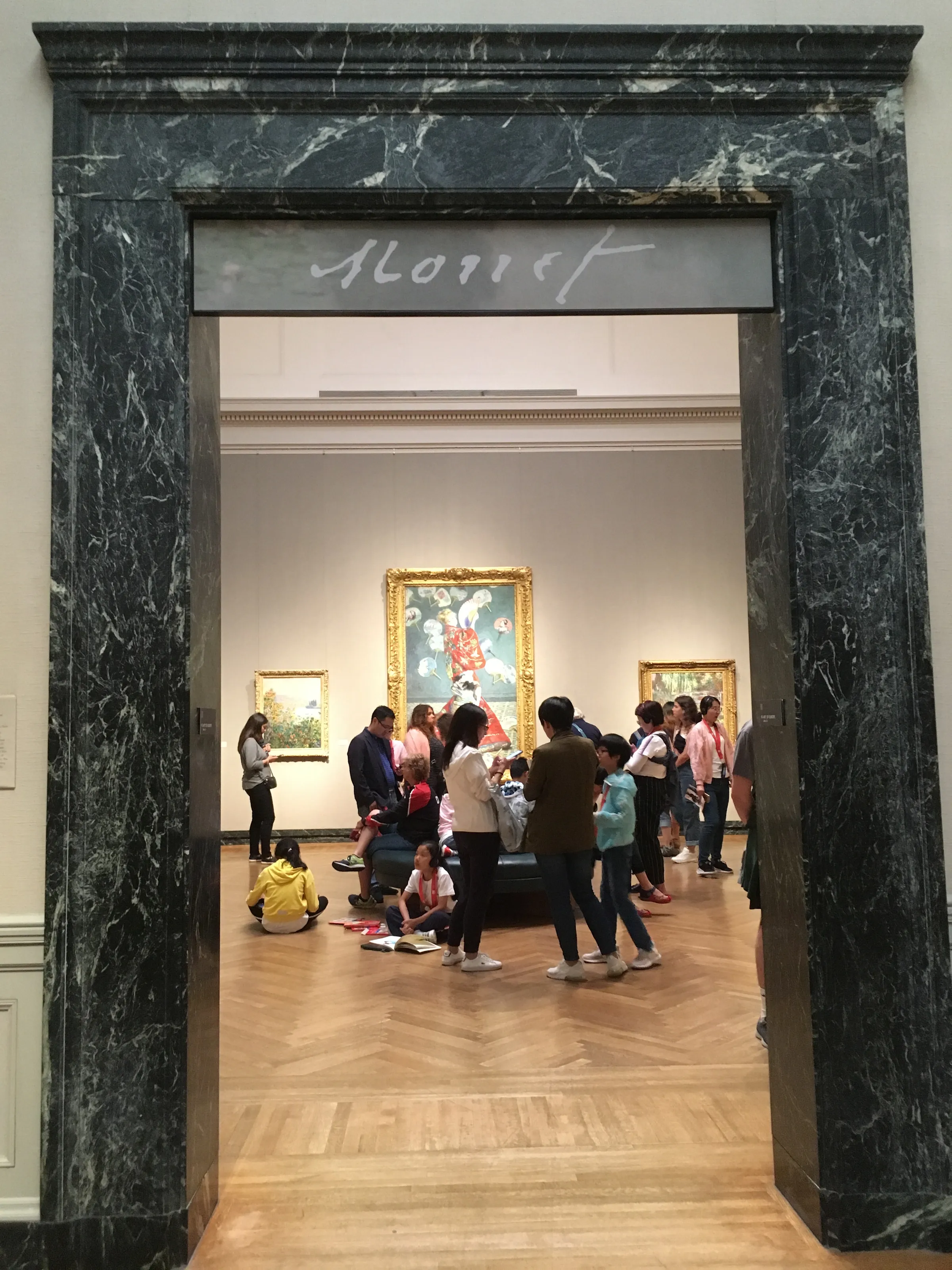 People Visiting Museums and Galleries (in colour)