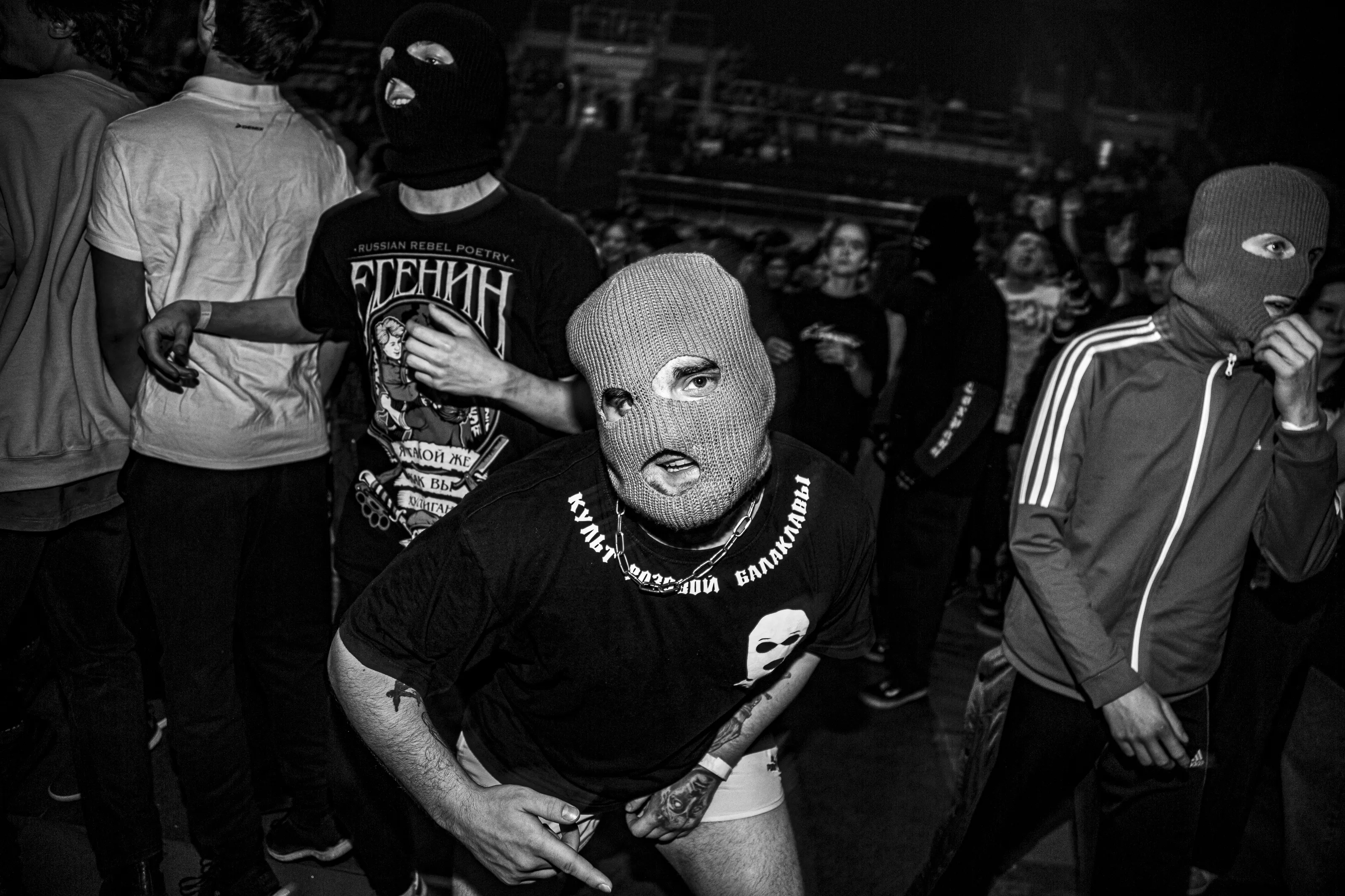 People with their Faces Partially Covered