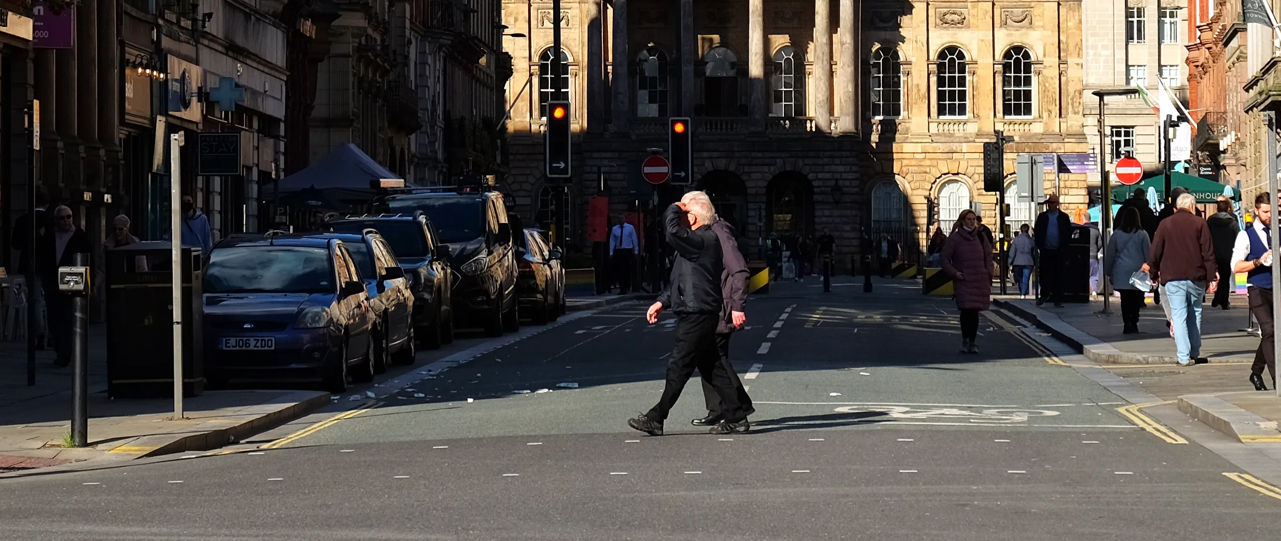 People Crossing the Street