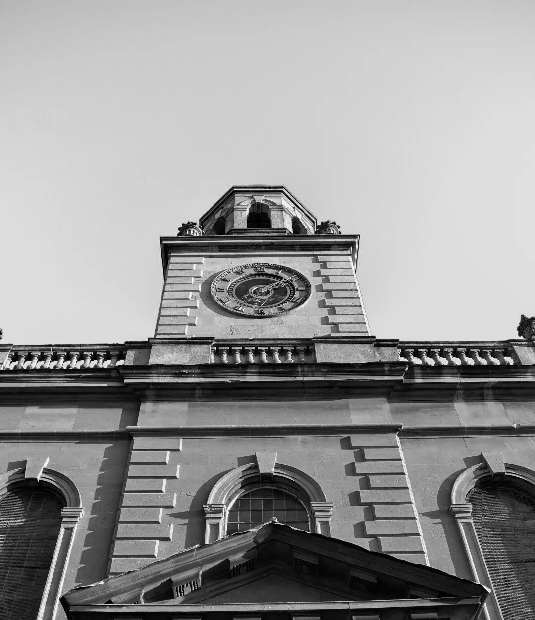 Clock Towers in Black and White