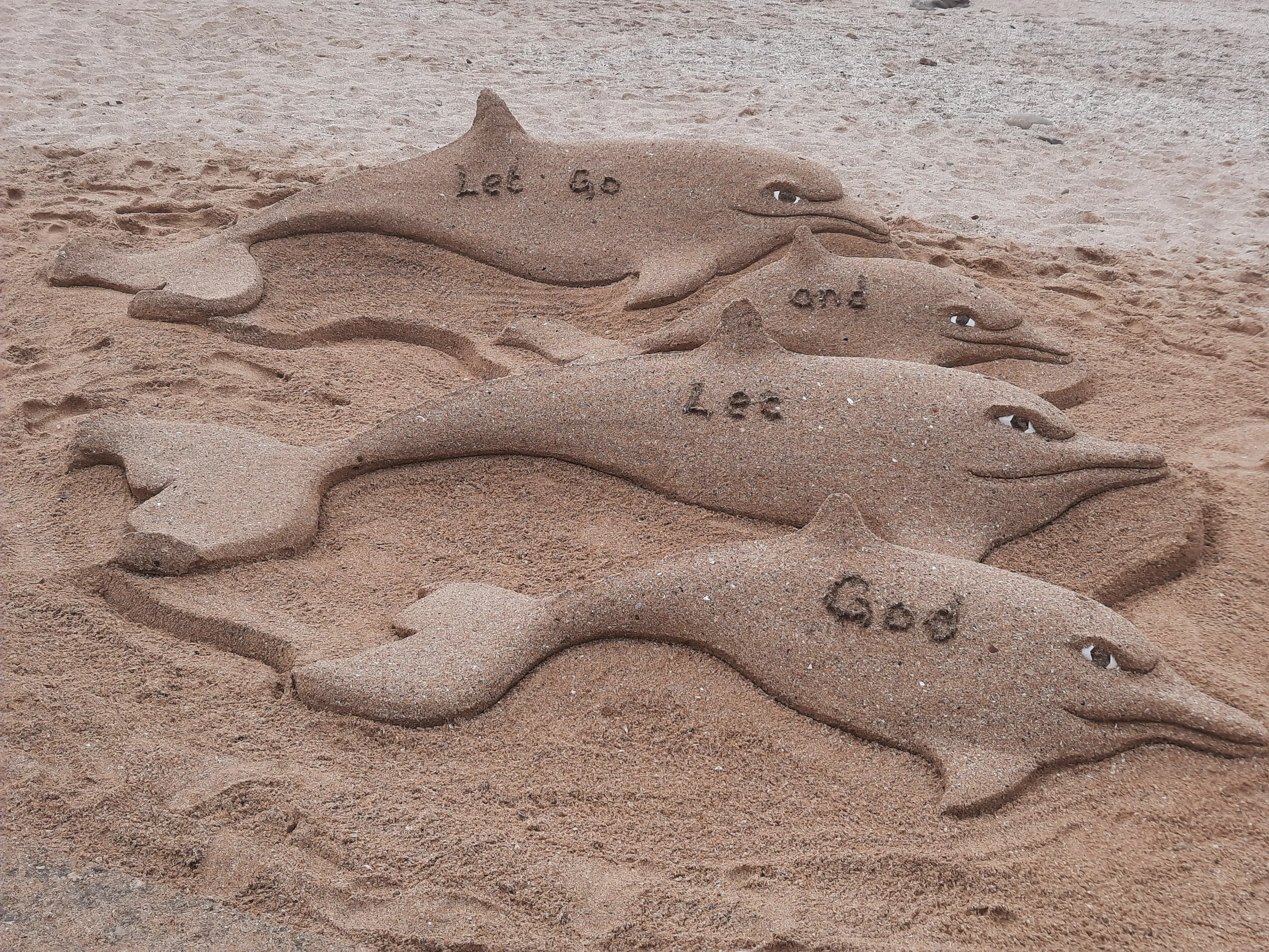 Manmade Sand Art (in colour)