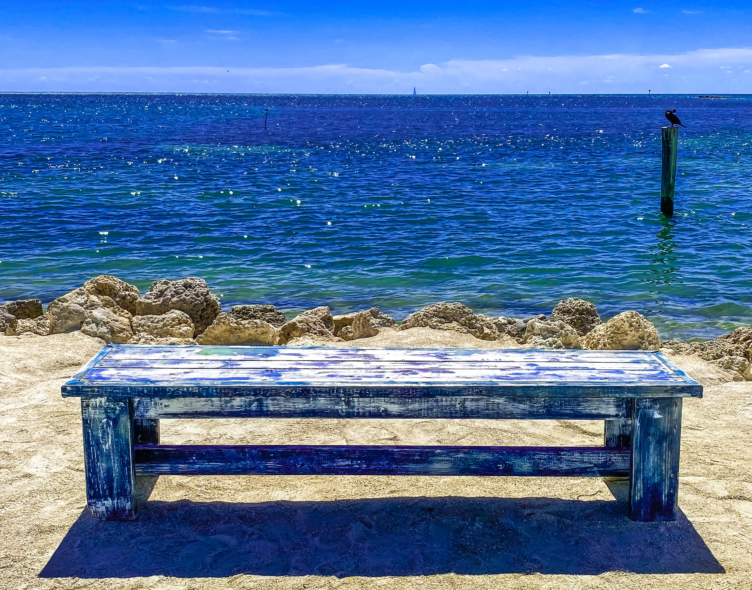 An Empty Seat by the Sea