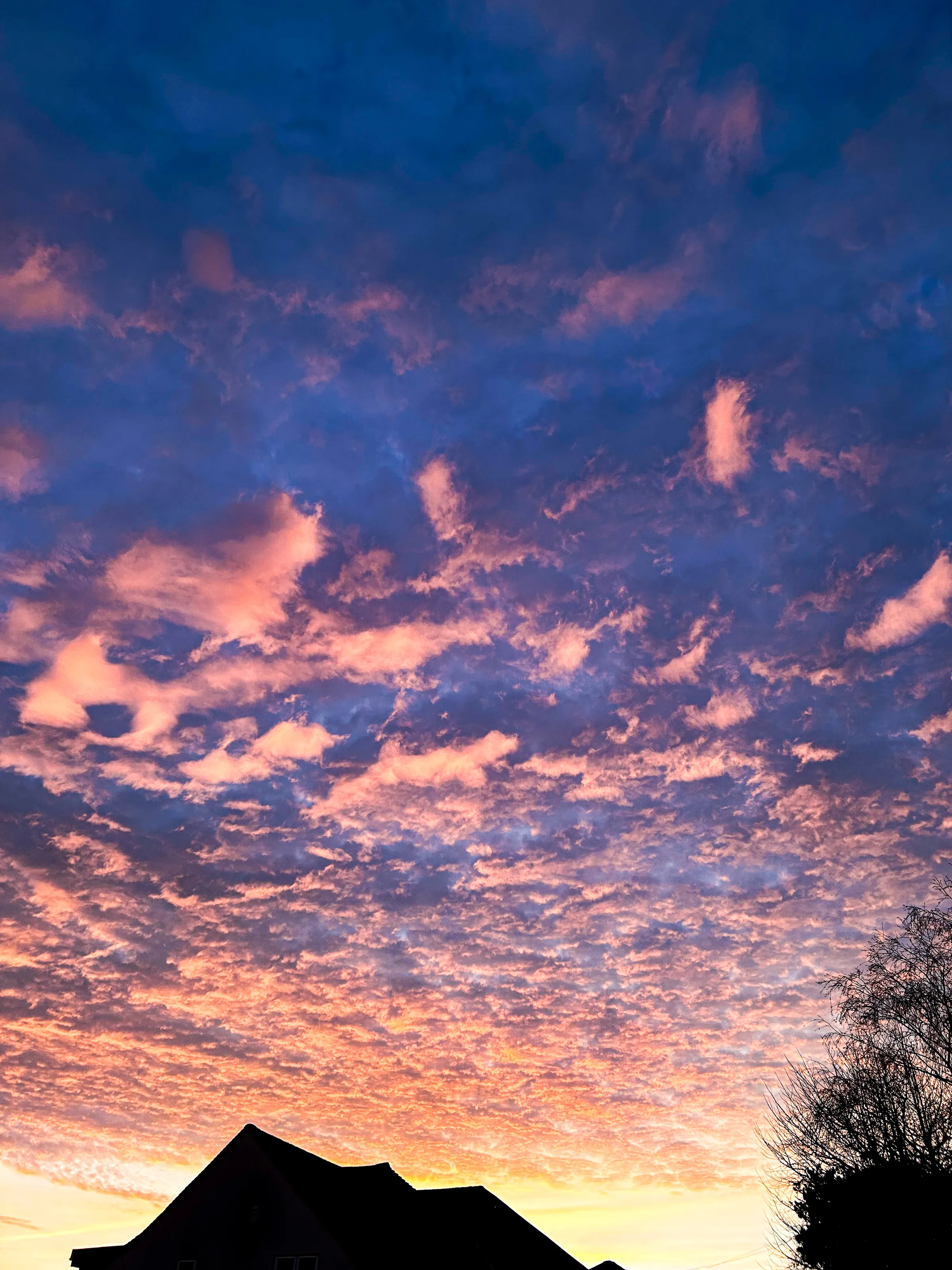 The Sky at Sunrise or Sunset (in colour)