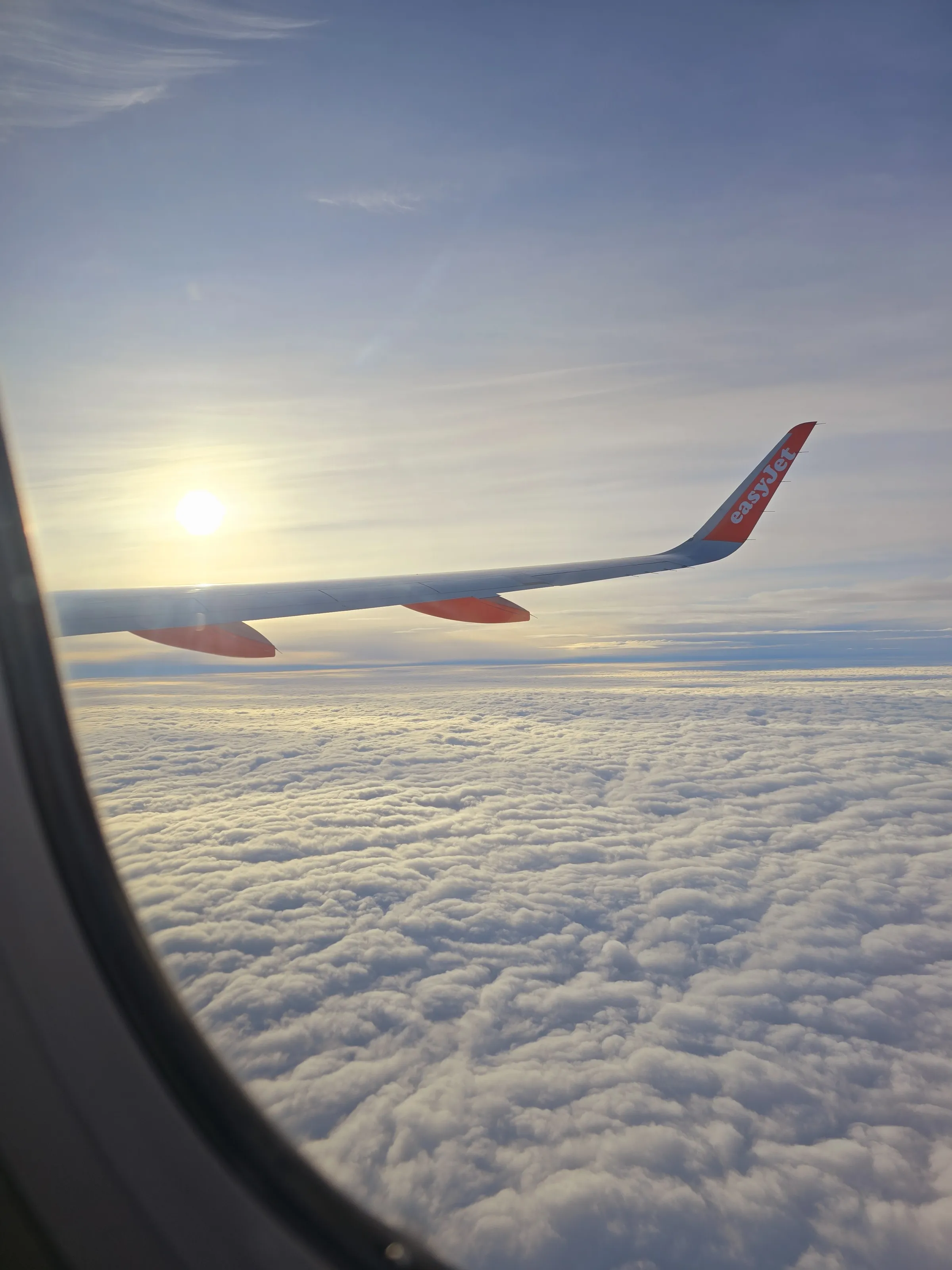 Out of the Window of a Plane