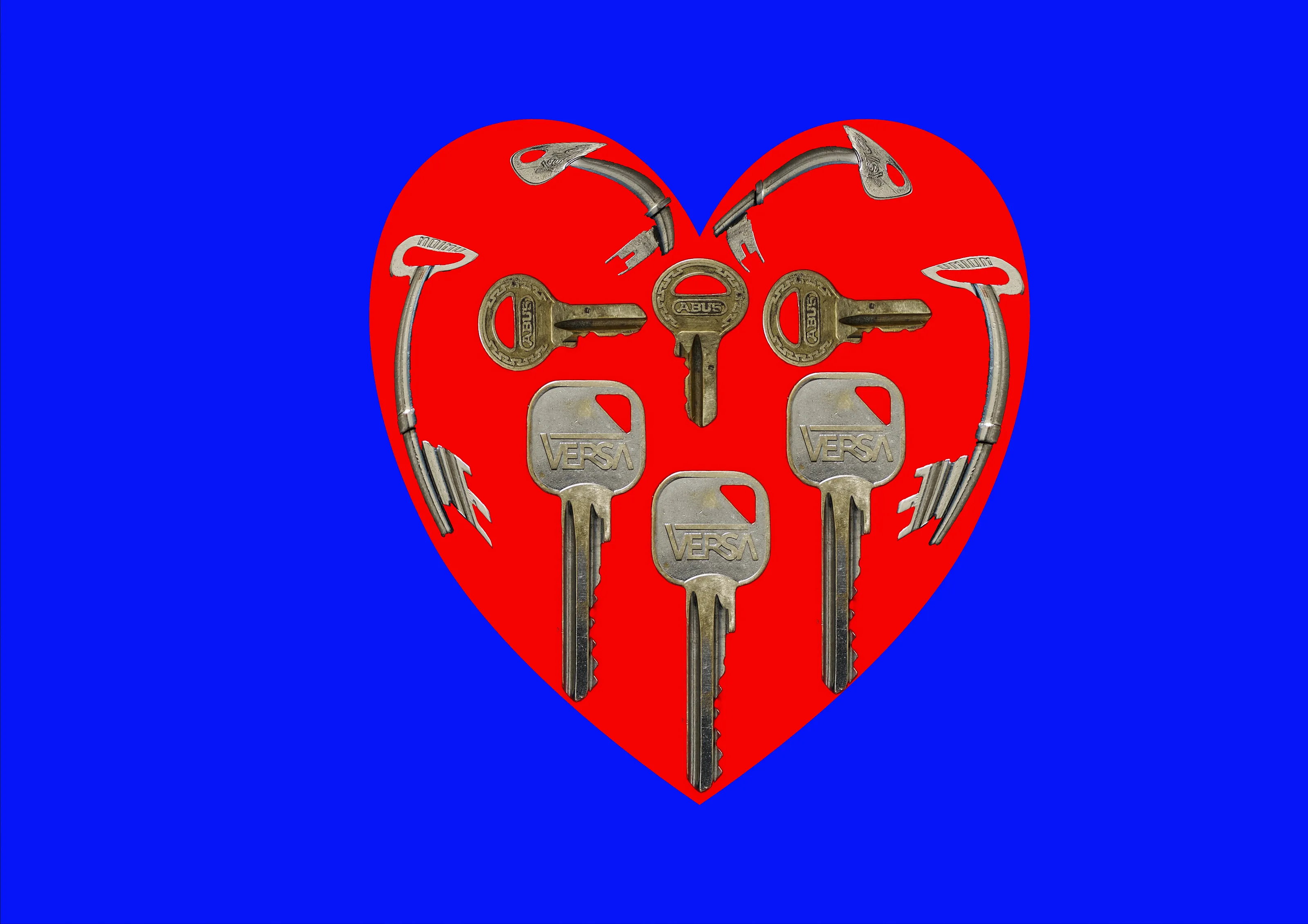 Still Life of Keys for Unlocking Things