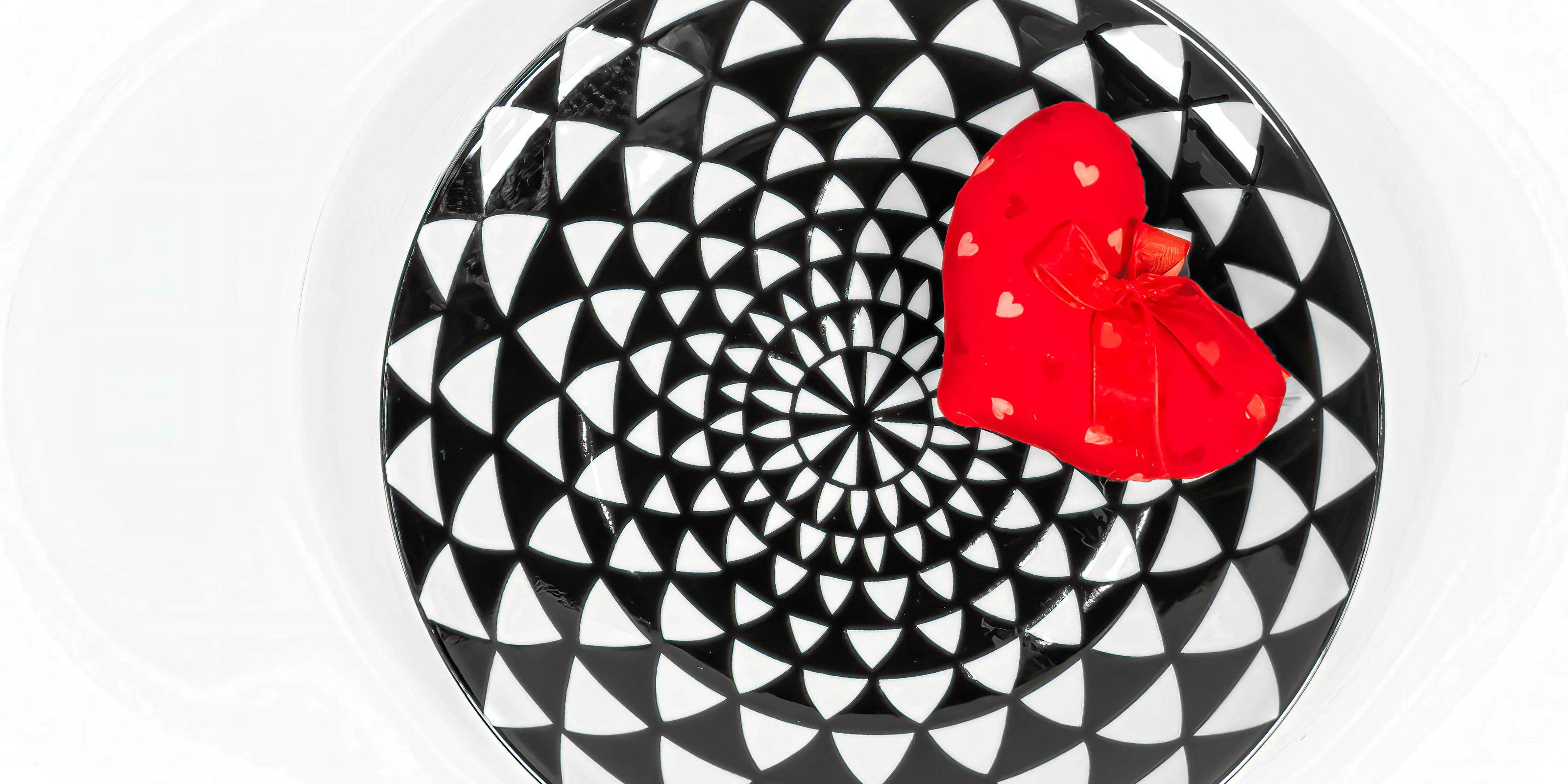 Black, Red and White Still Life (in colour)