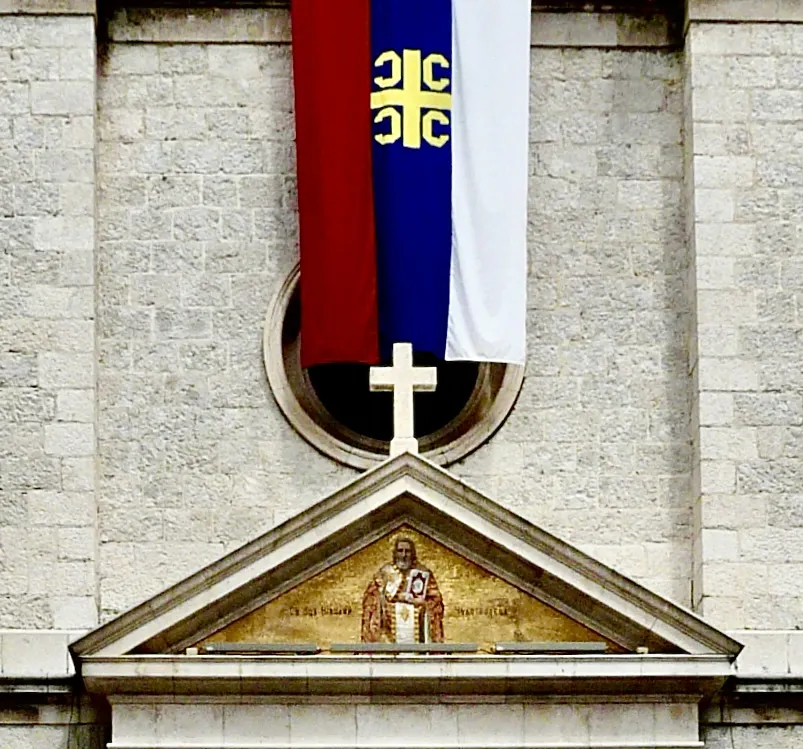 Flags on Buildings (in colour)