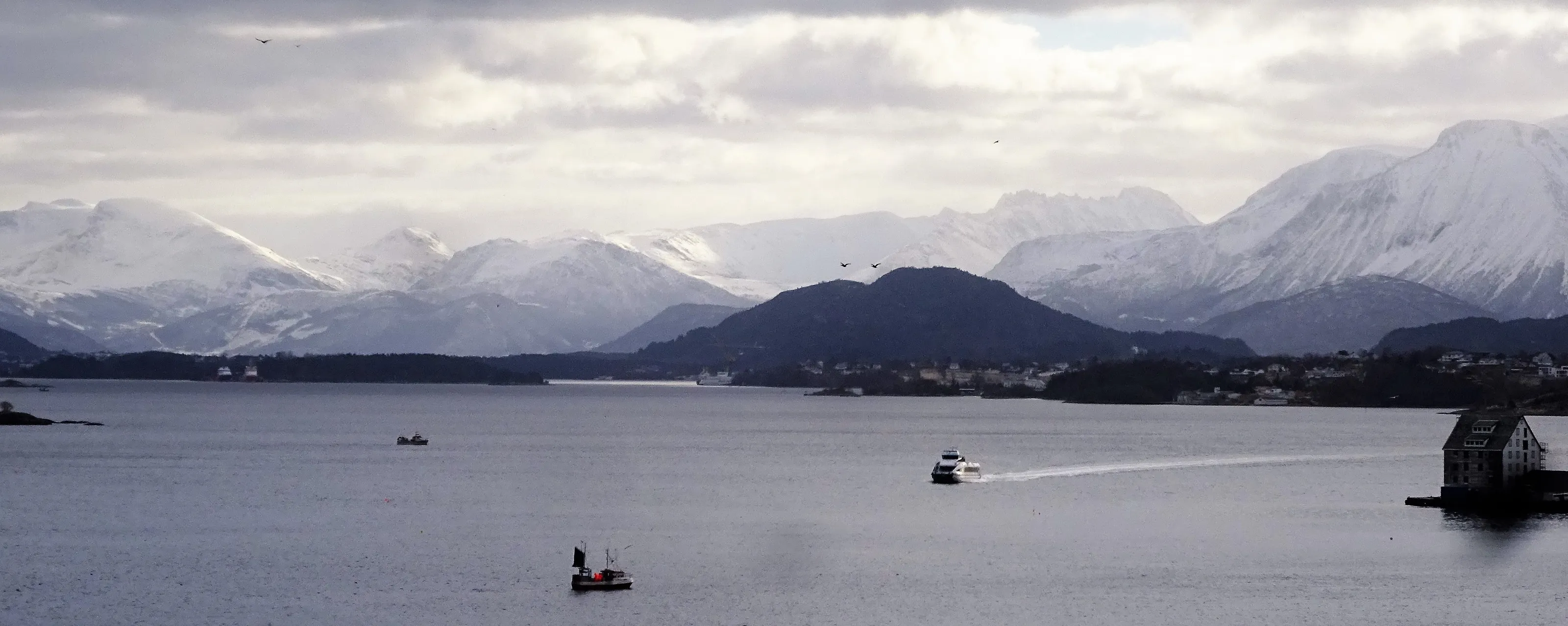 Water with Mountains