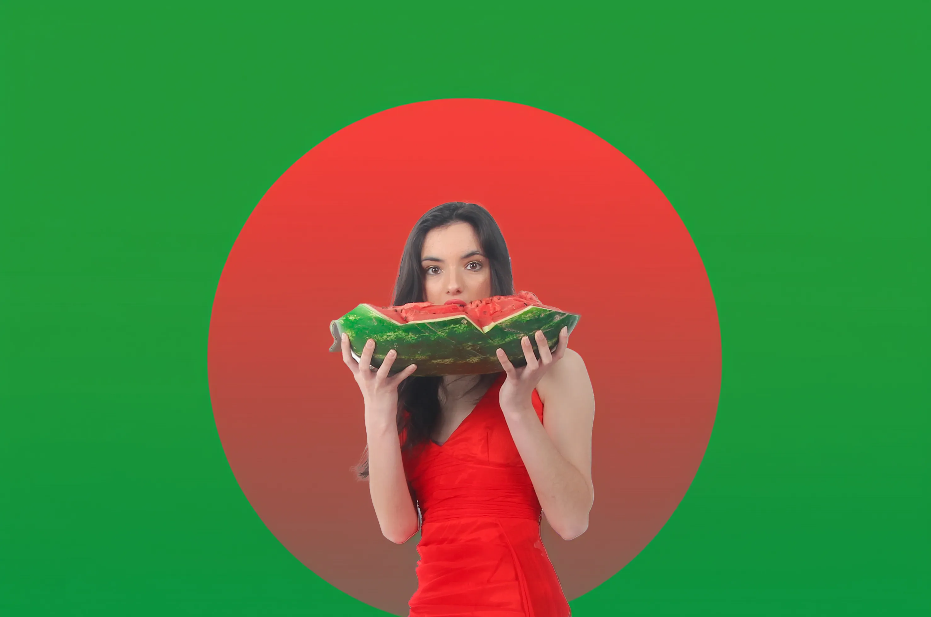 Red and Green Together (in colour)