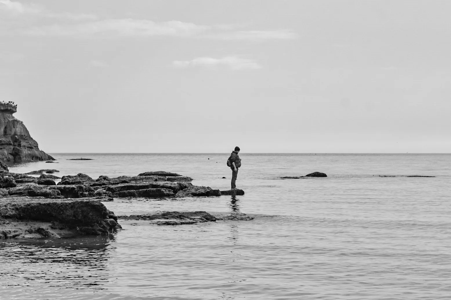 Being Alone, in Black and White