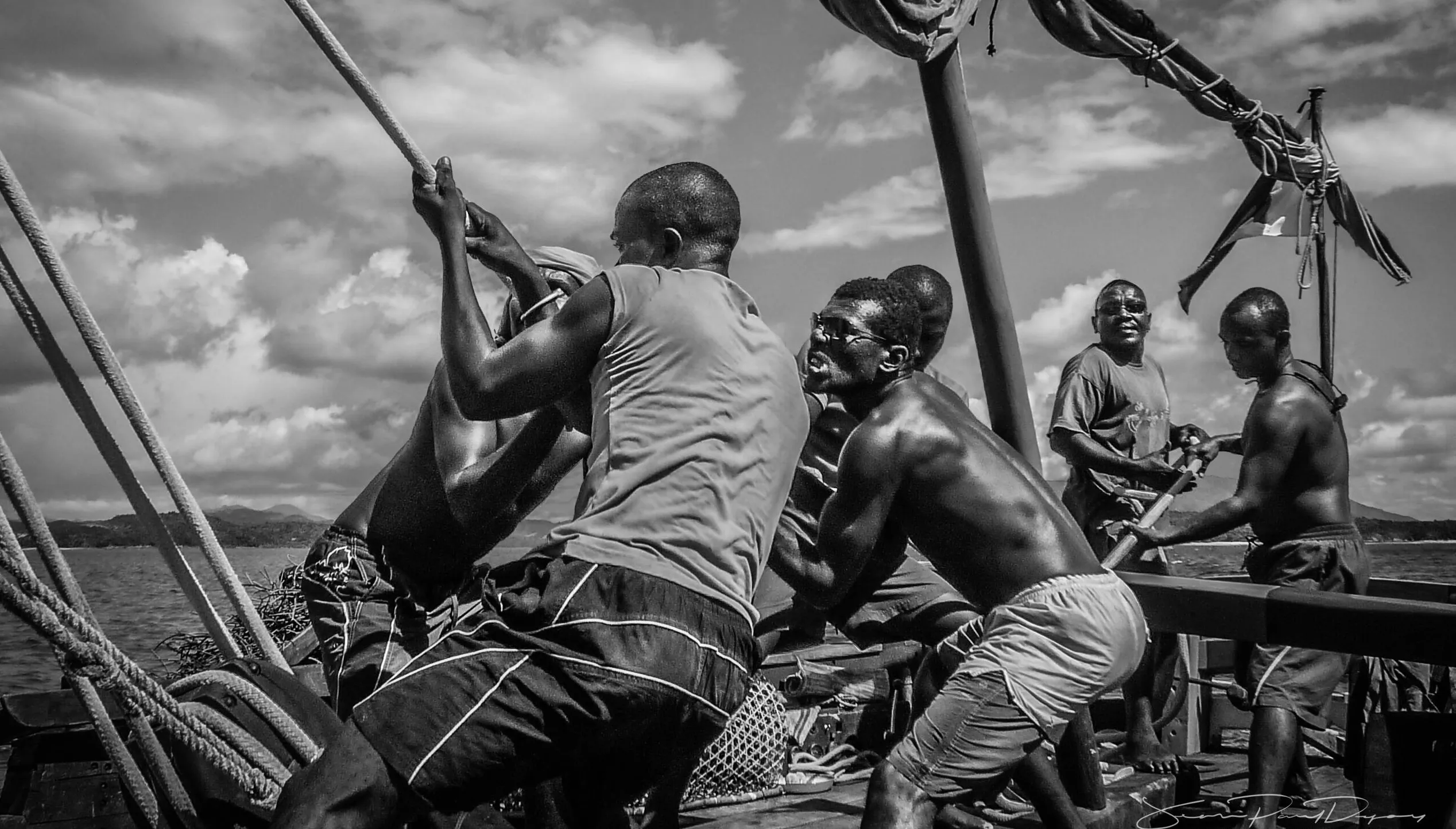 Photojournalism in black and white