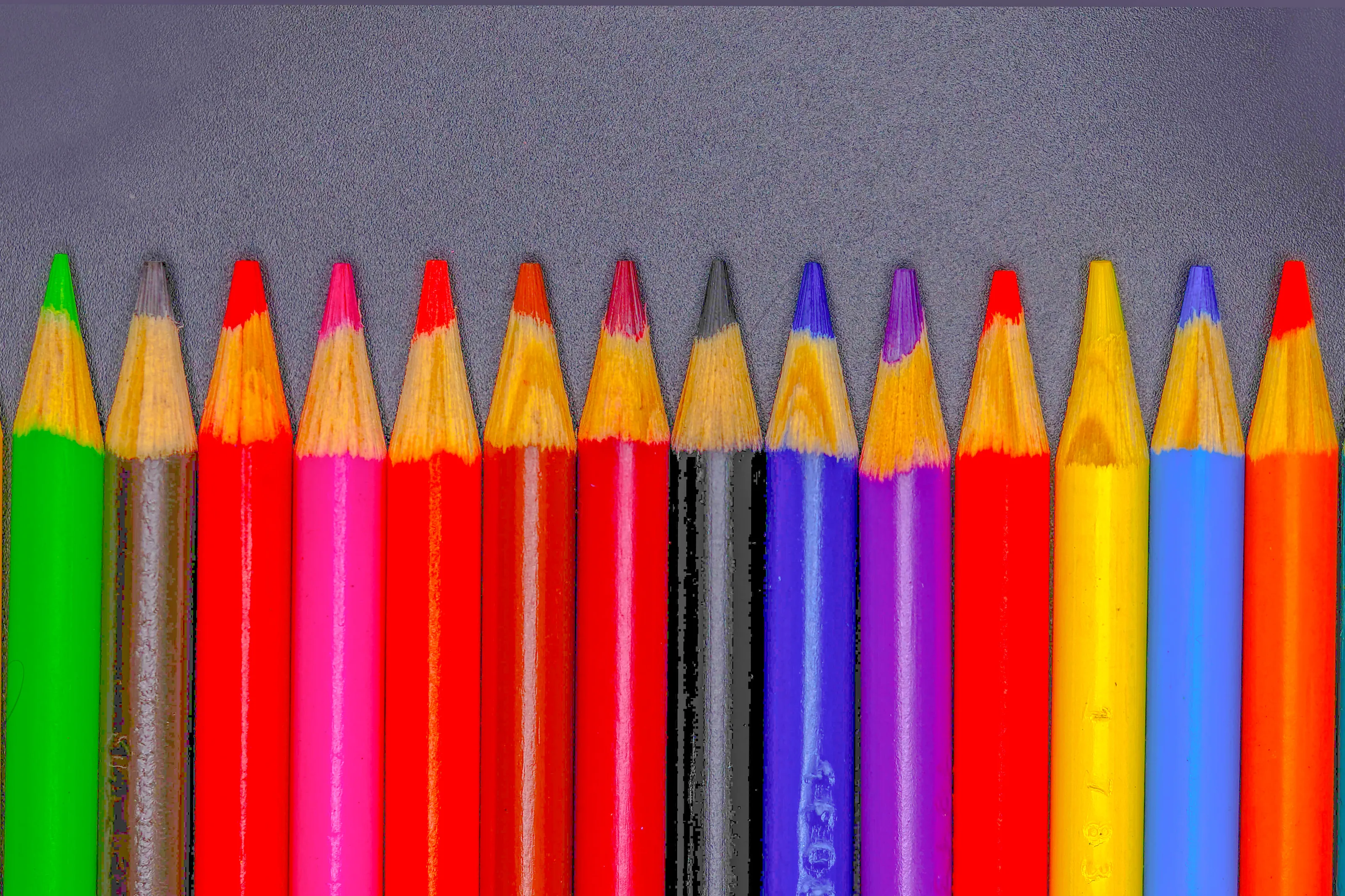 Pencils (in colour)