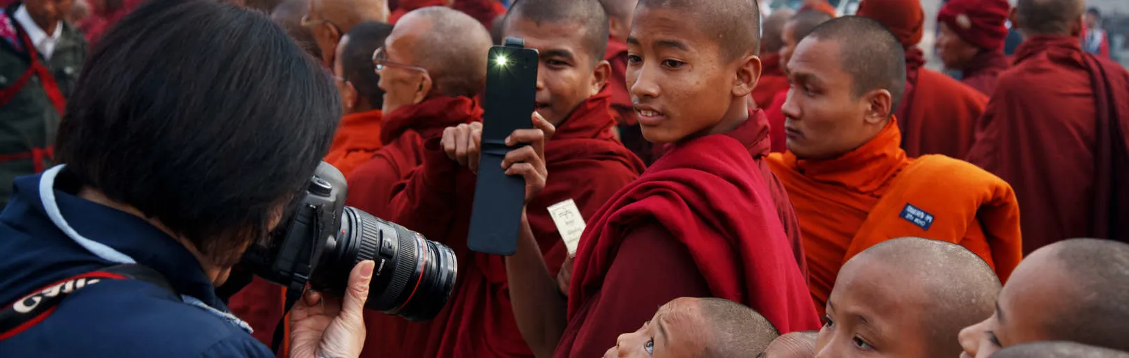 People taking pictures