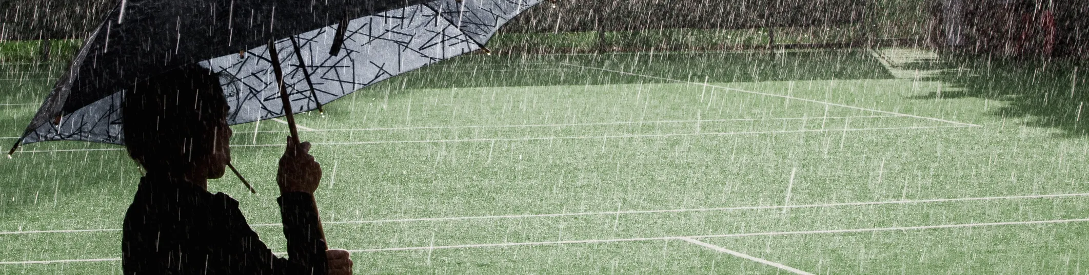 In the rain