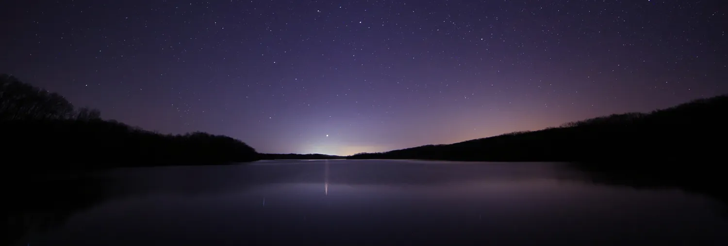 The night sky