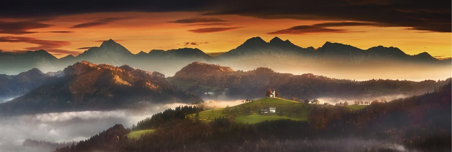 Mountains and hills