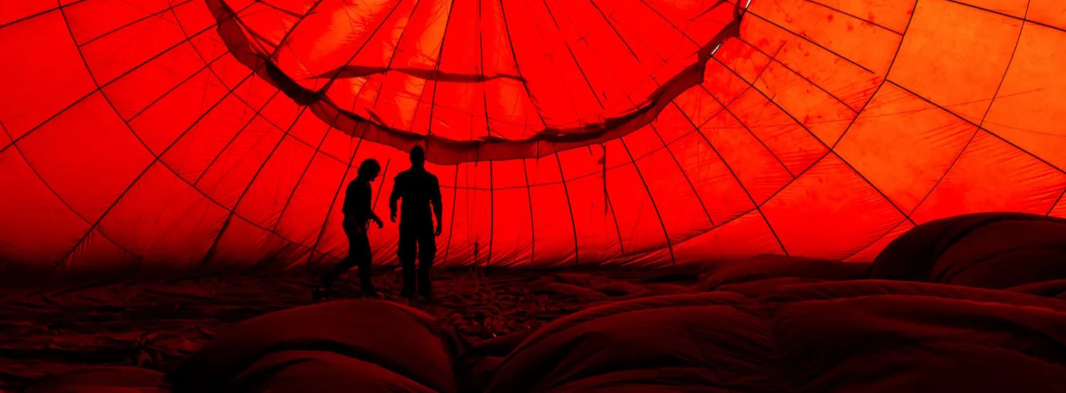 The colour red