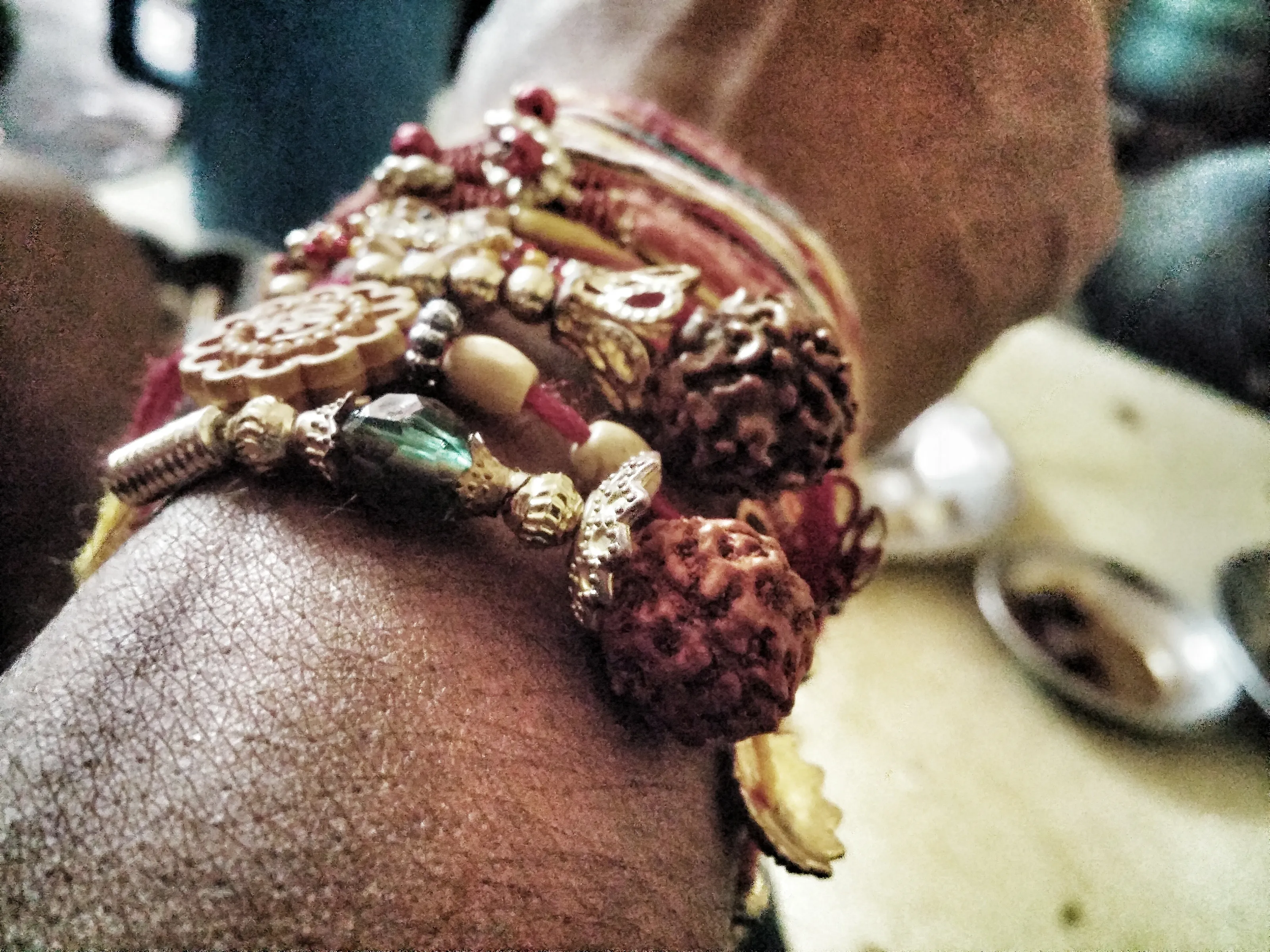 On the wrist