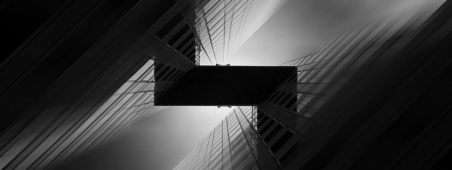Black and white architecture