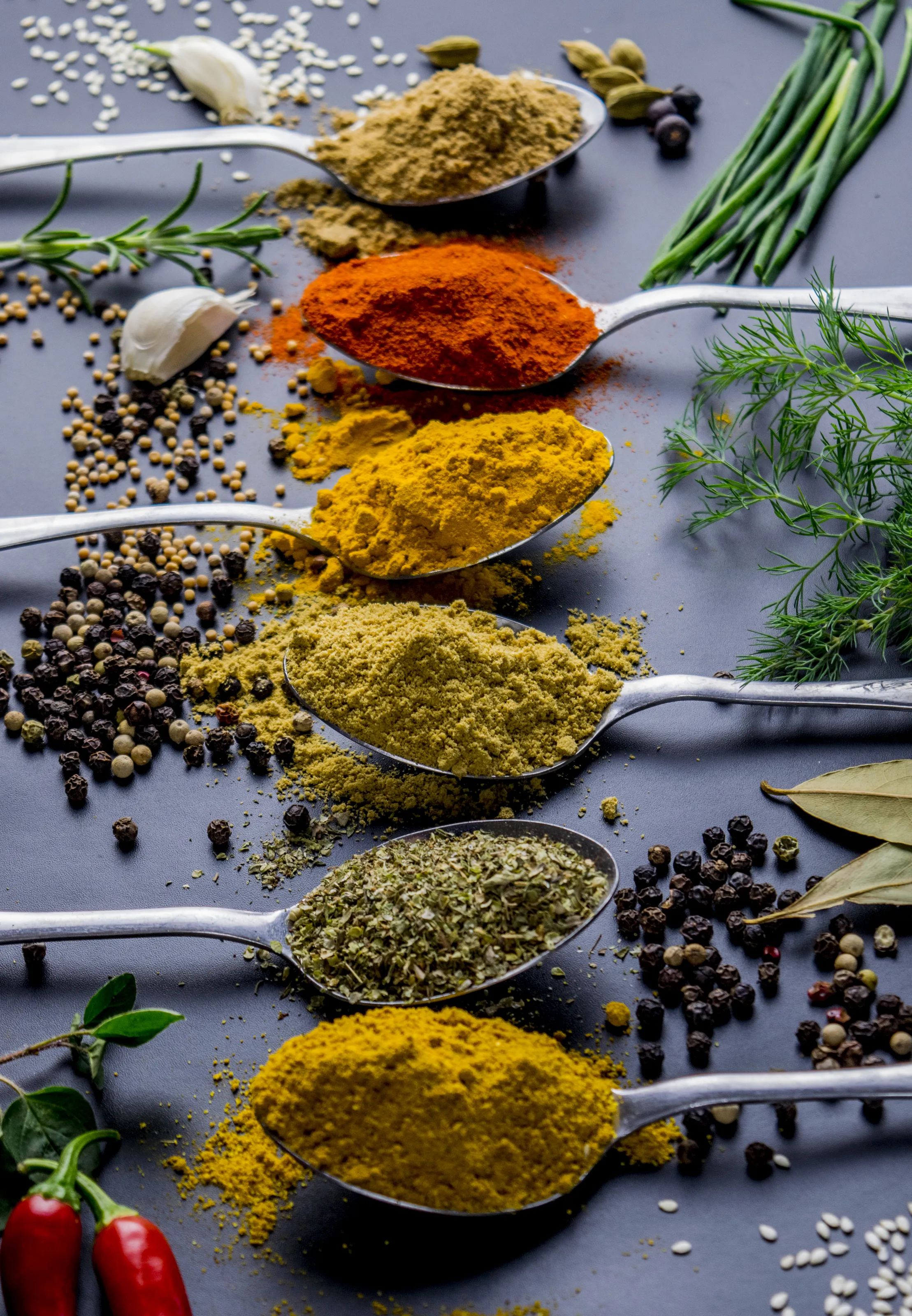 Herb and spice spoons