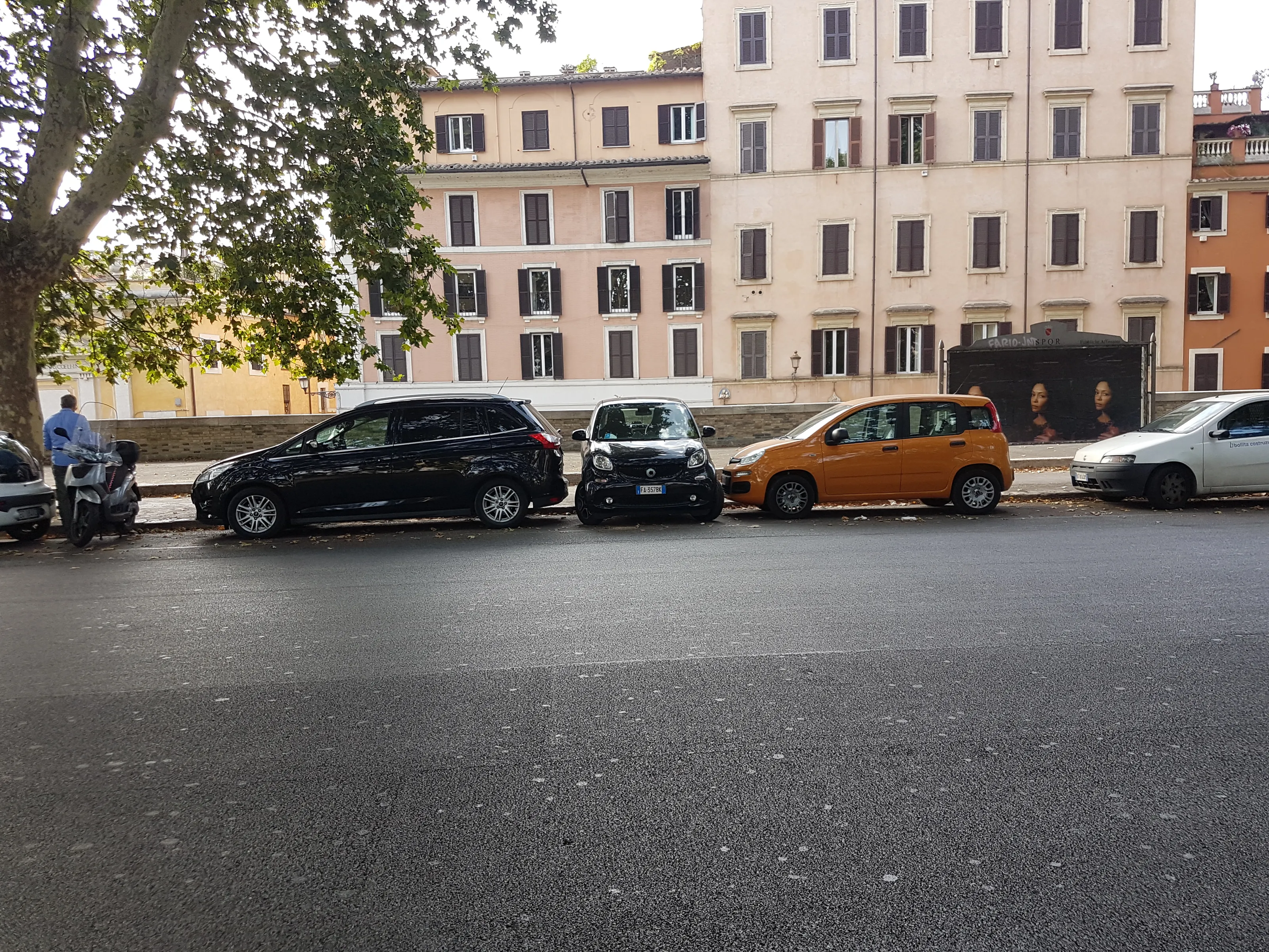 Unusual parking