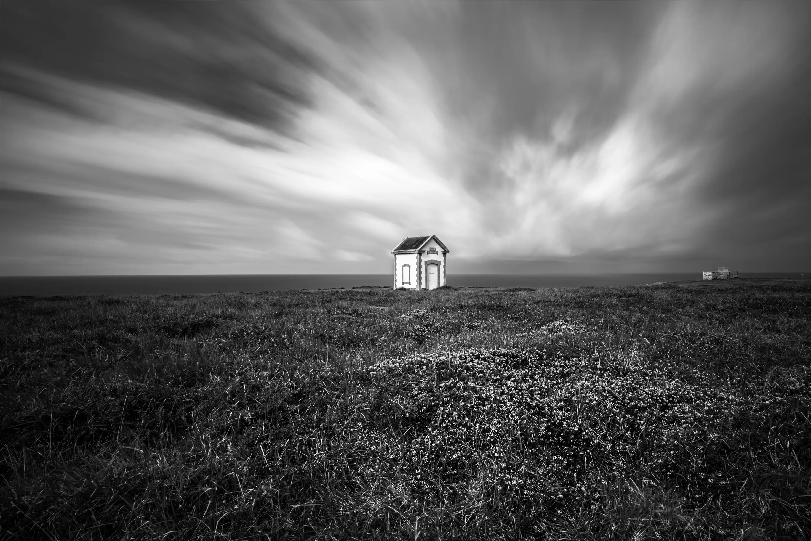 Long exposure clouds movement