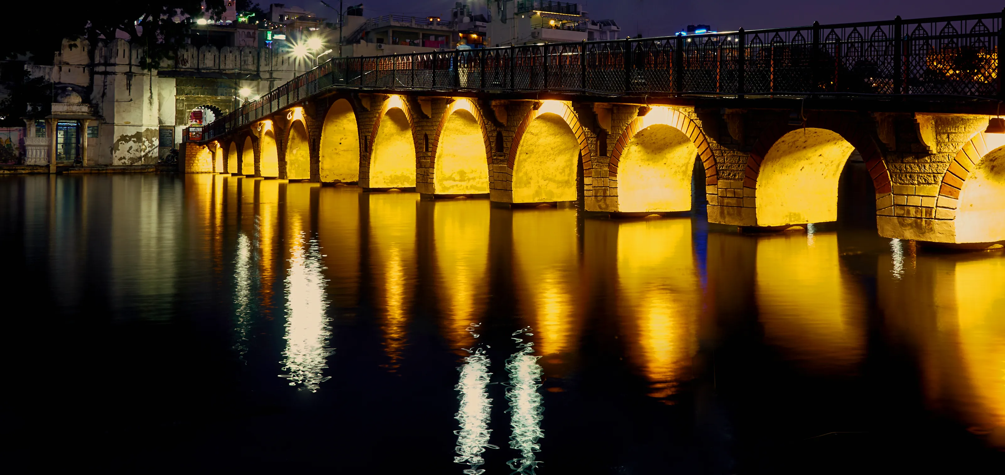 Bridges at night
