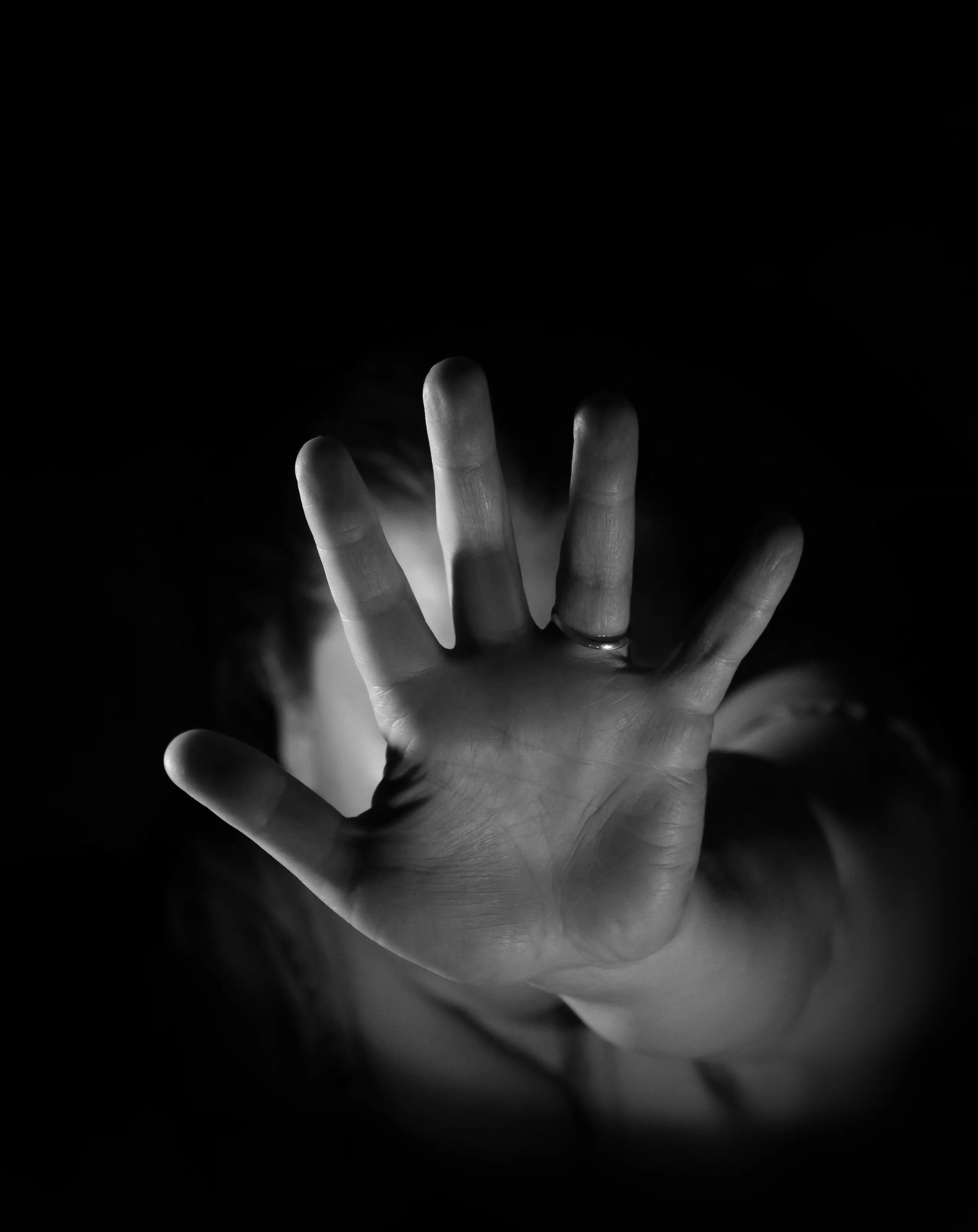 Hiding The Face - Portrait