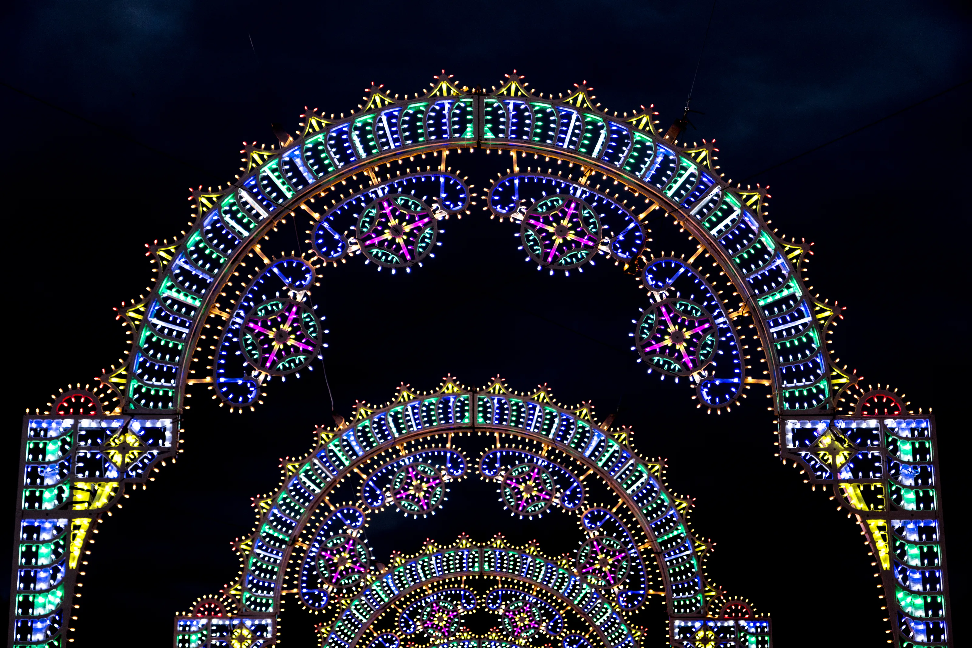 Christmas Lights in Villages, Towns and Cities