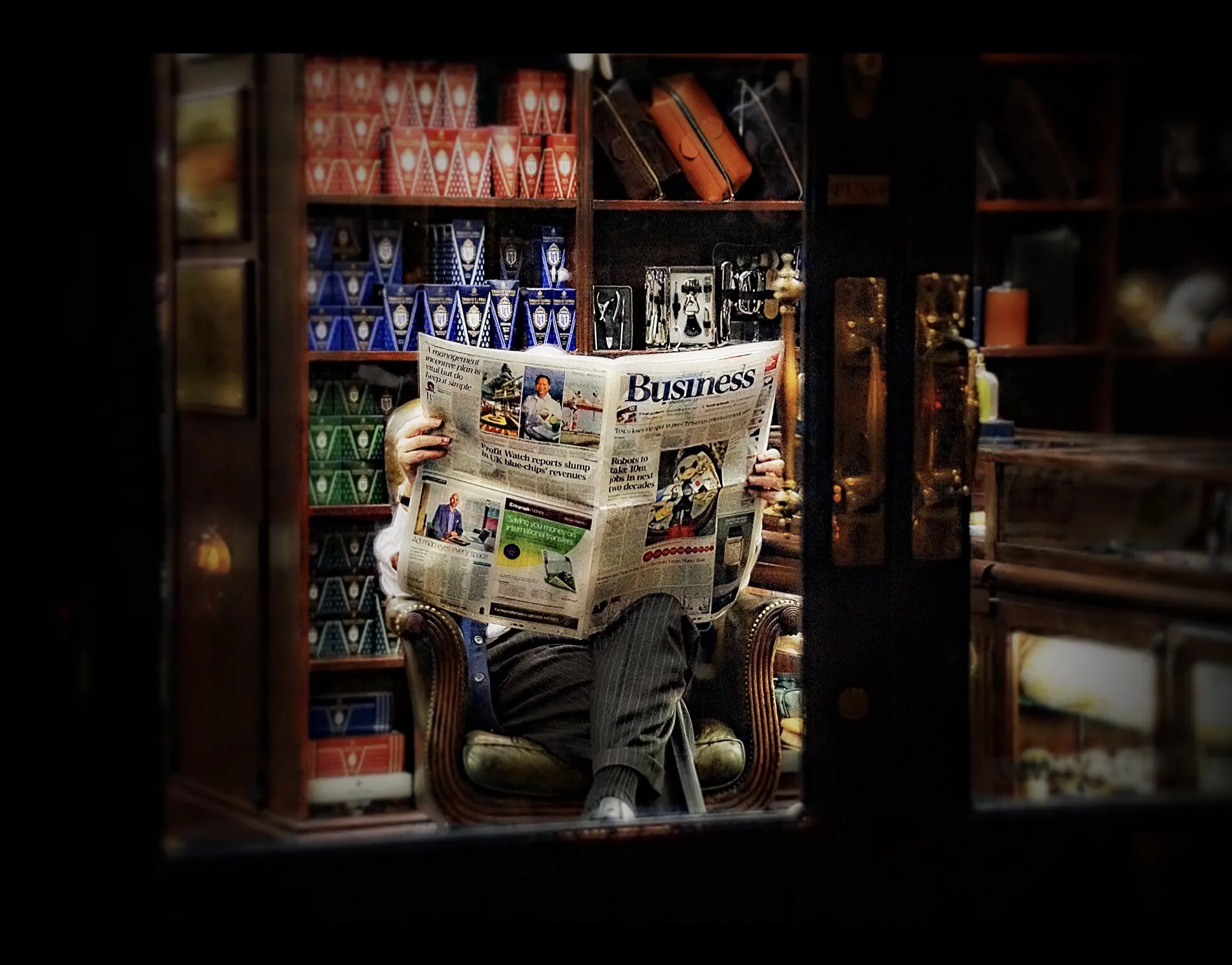 Looking through the window
