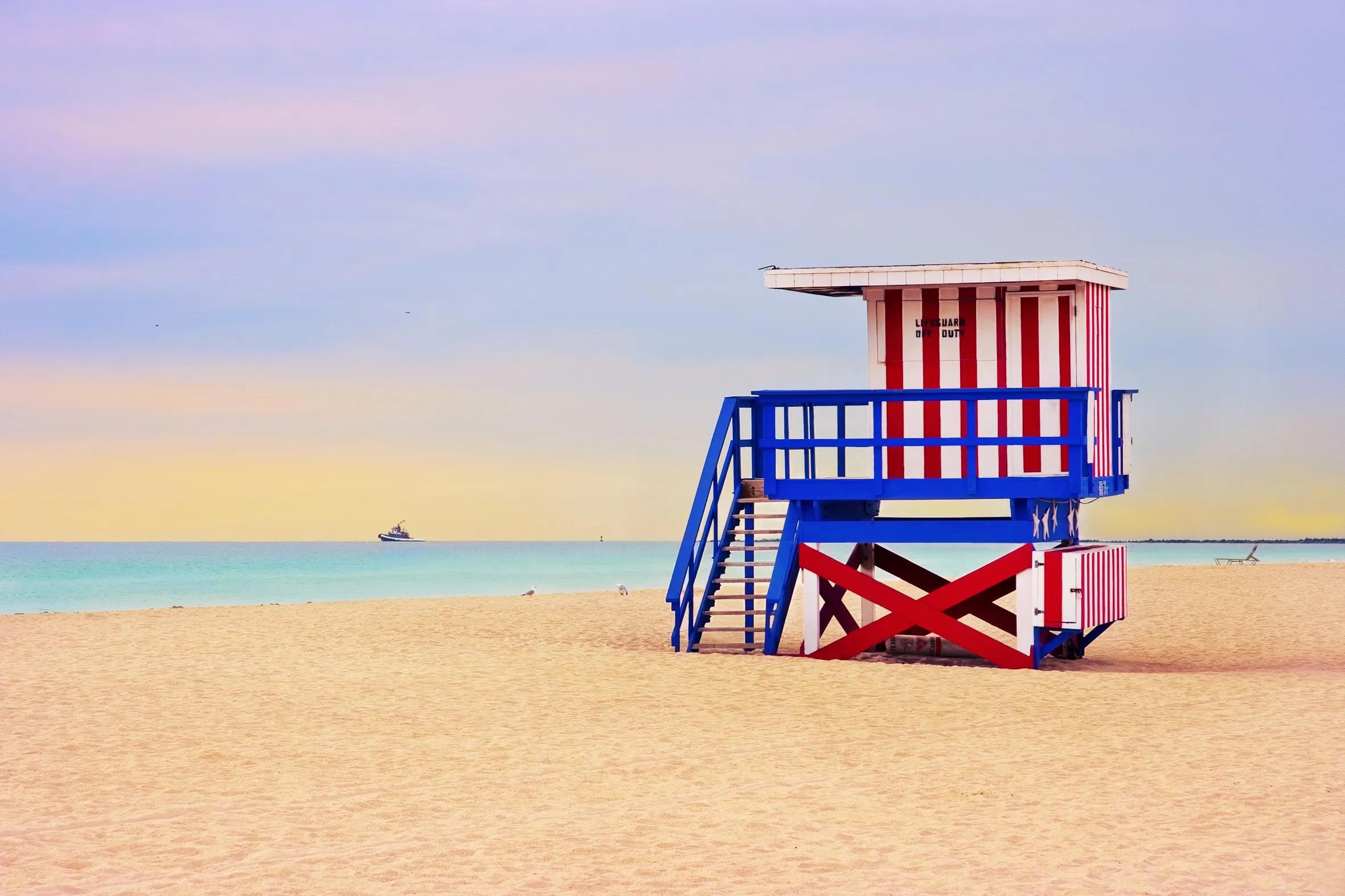 On the beach - no people