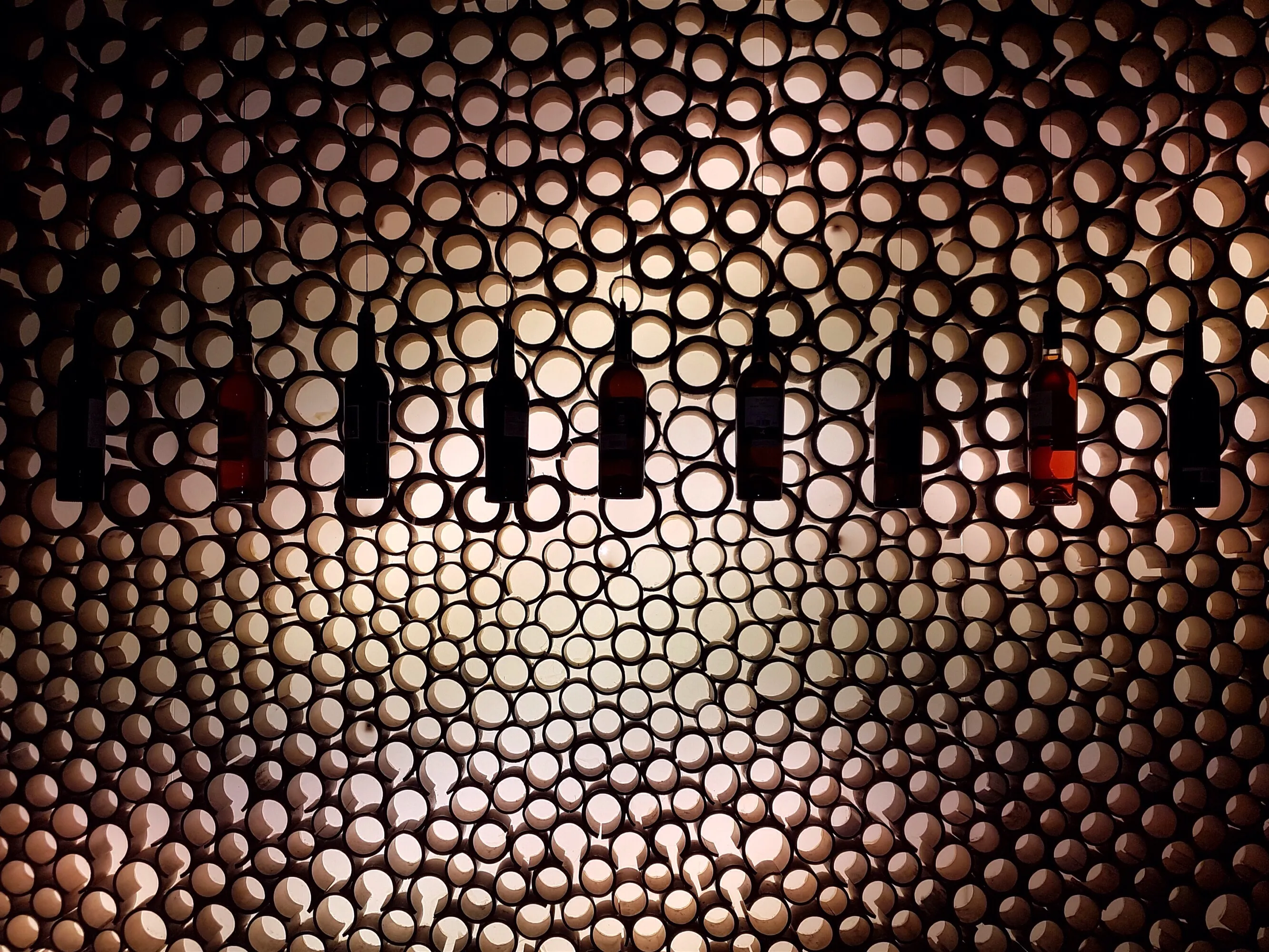 Unusual usage of wine bottles