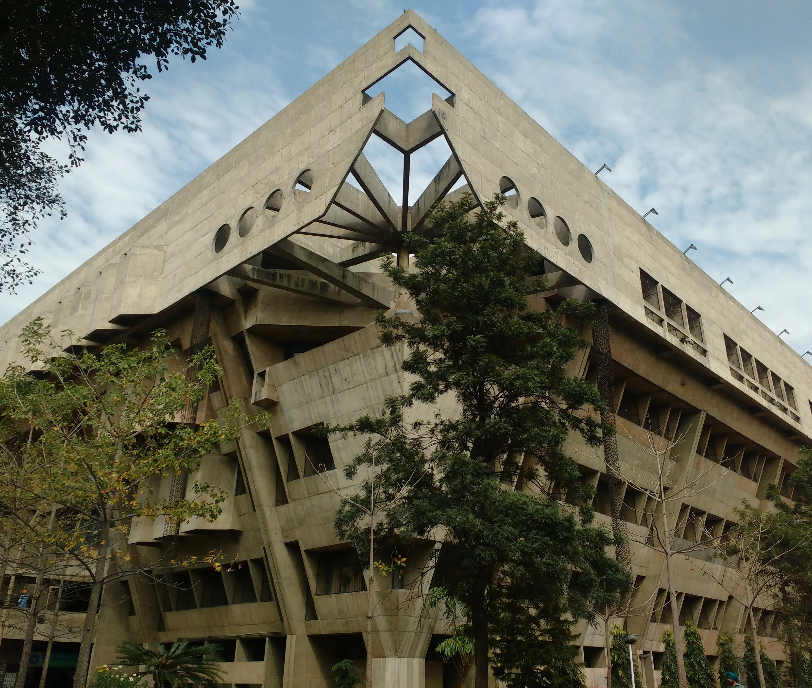 Buildings in concrete