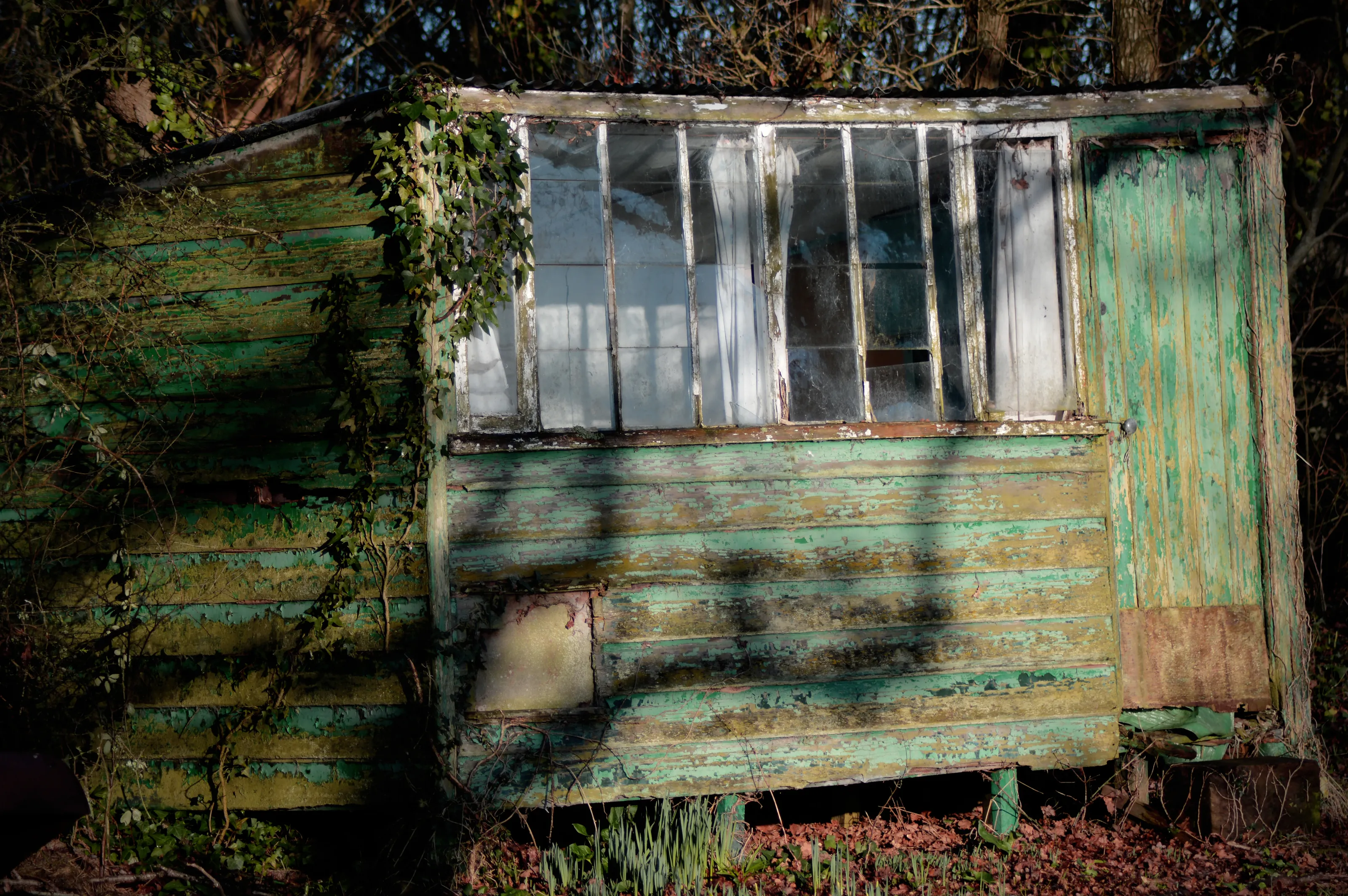 Dilapidated outbuildings