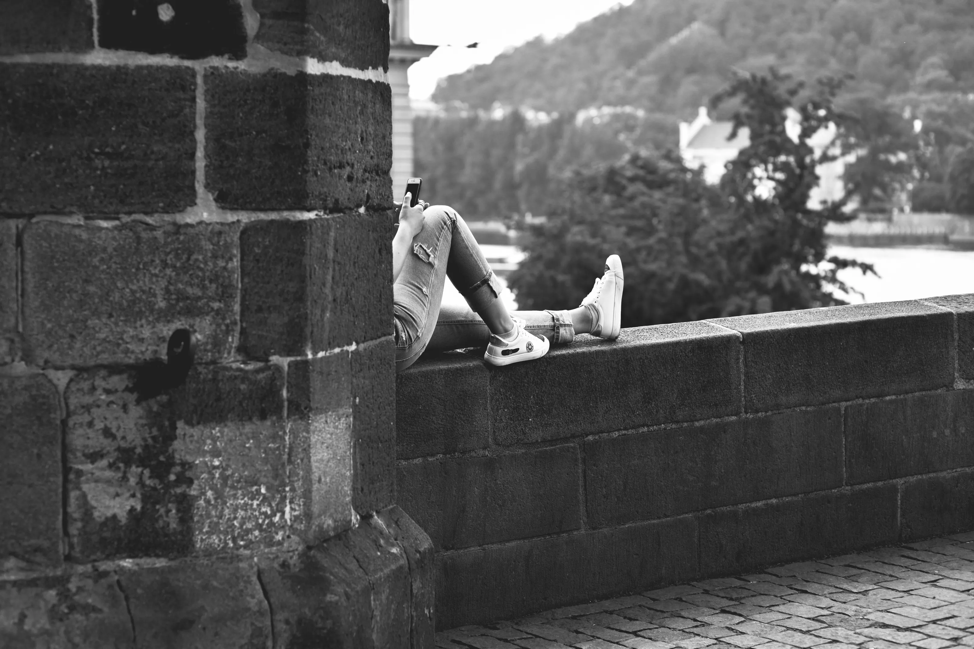 Black & White No Faces Street Photography