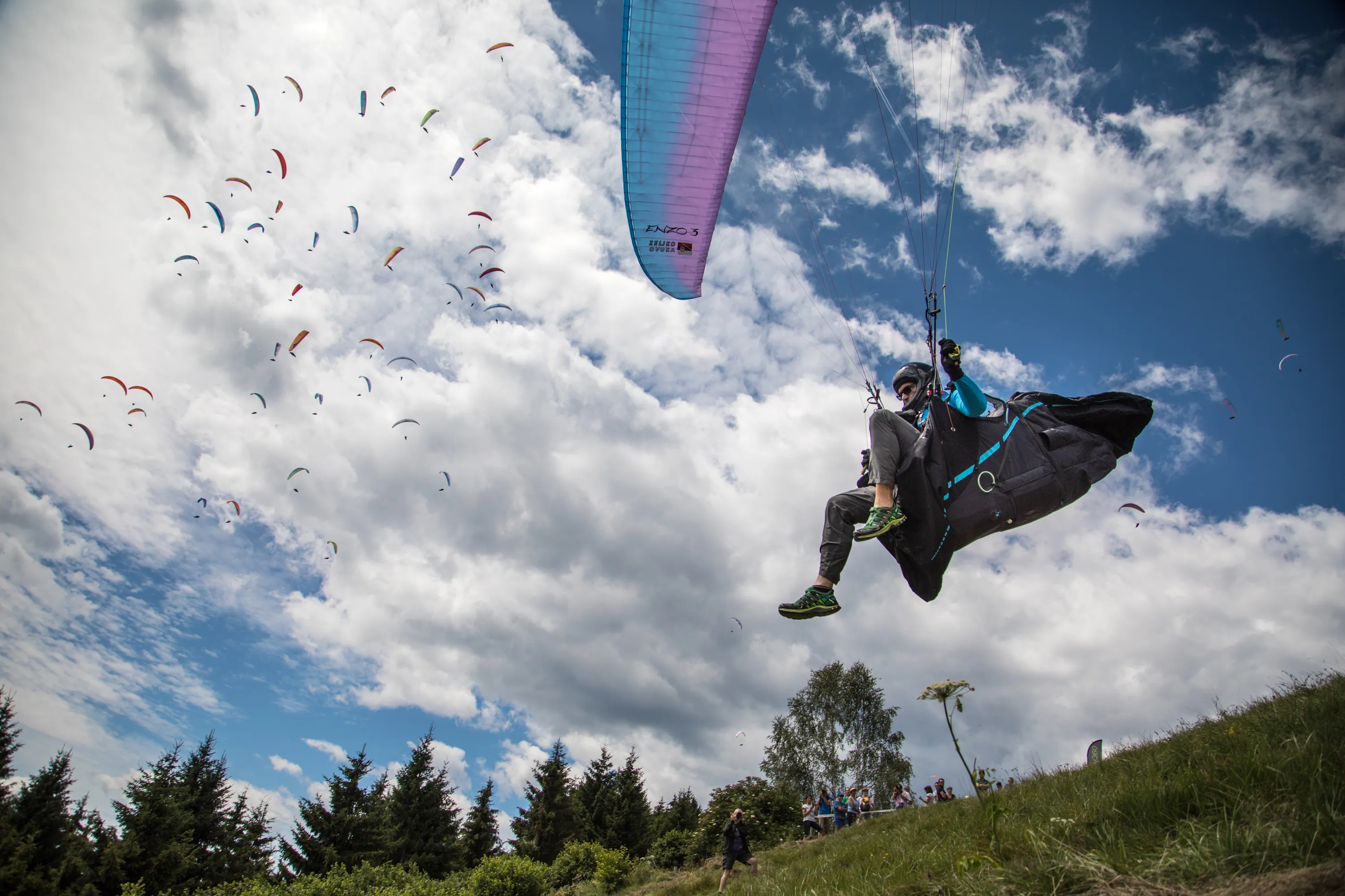 Free flight photography